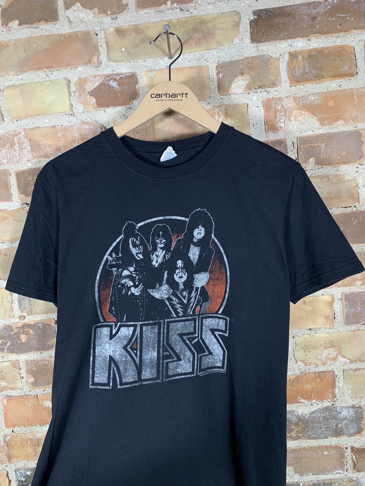 Band Tees × Vintage Kiss Band T Shirt Tee Print Rock Metal Vintage Style Size US L / EU 52-54 / 3 - 2 Thumbnail