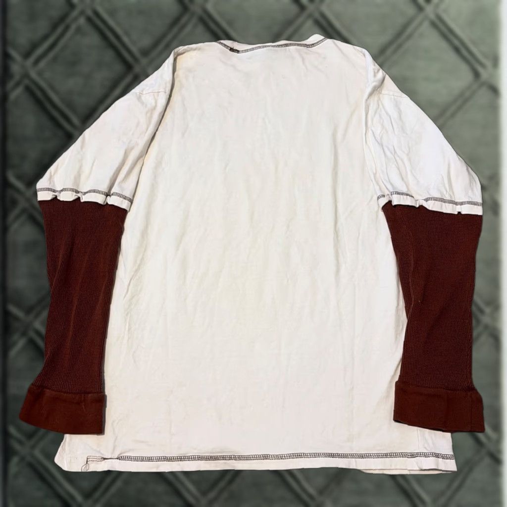 Vintage VINTAGE Makaveli Tupac Shakur Portrait Long Sleeve T-Shirt Medium White Oversized Mens Size US M / EU 48-50 / 2 - 1 Thumbnail