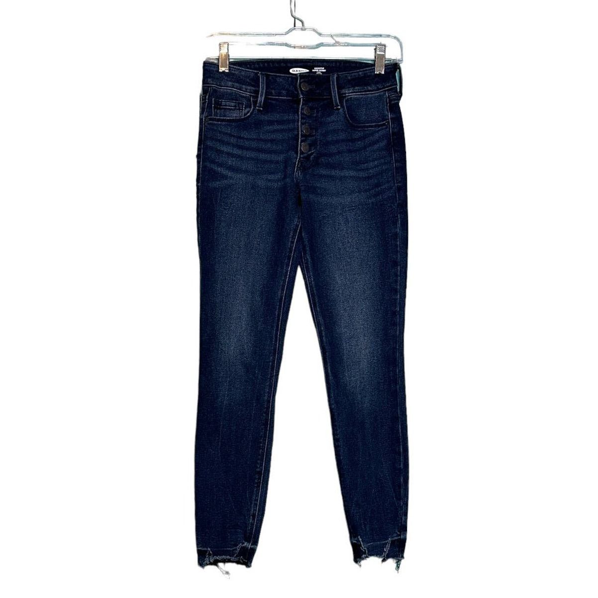 Old Navy Old Navy blue super skinny mid rise ankle jeans size 0 Size 25" / US 0 / IT 36 - 5 Thumbnail