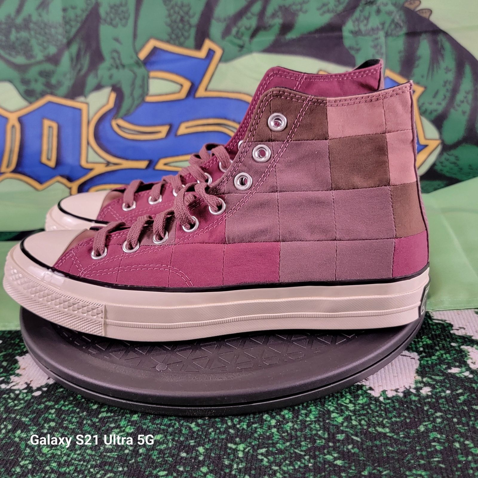 Converse Converse Chuck Taylor All-Star Hi Plant Color Patchwork Sz 8 Size US 8 / EU 41 - 2 Thumbnail
