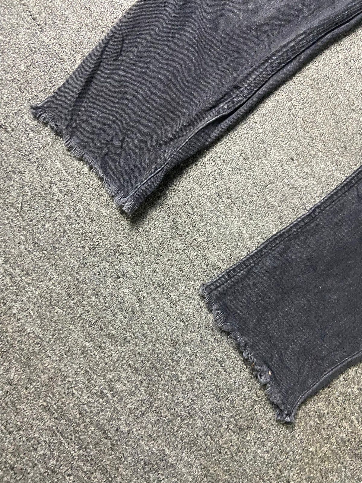Zara Zara Basic 1975 Acid Black Distressed Ripped Jeans (165) Size US 30 / EU 46 - 11 Thumbnail