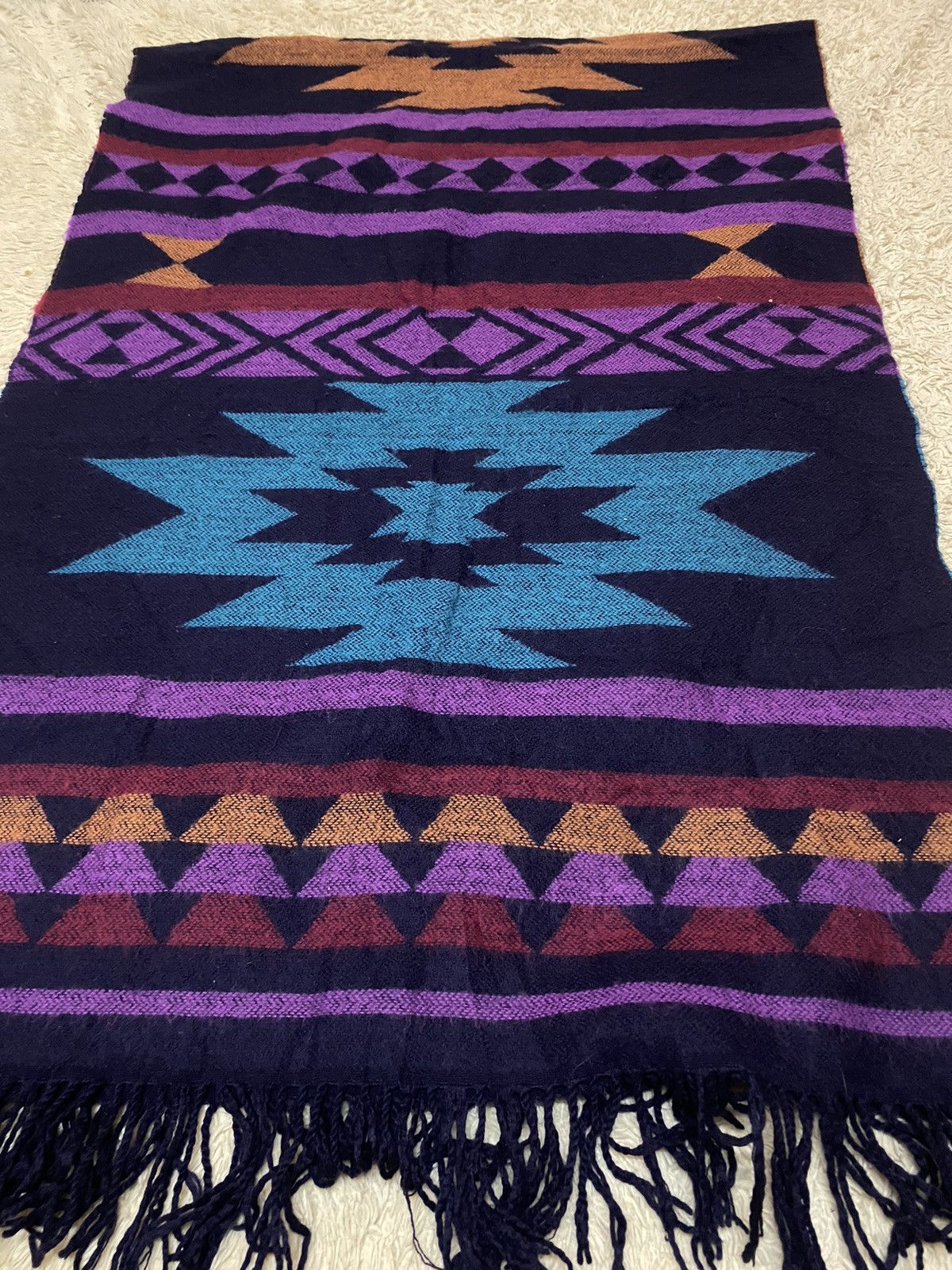 Vintage ‼️VINTAGE NAVAJO SCARF/MUFLLER VERY RARE‼️ Size ONE SIZE - 1 Thumbnail