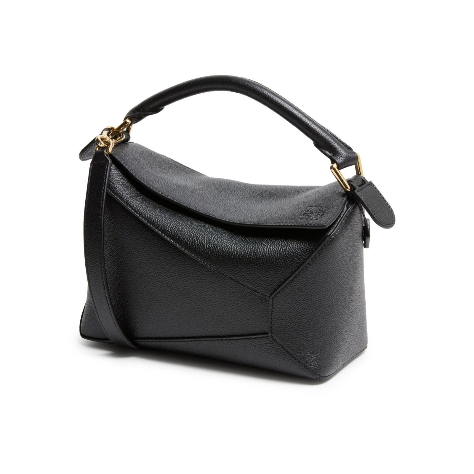 Loewe LOEWE Puzzle Small Edge $3850 Black Leather Handbag New & Au Size ONE SIZE - 1 Thumbnail