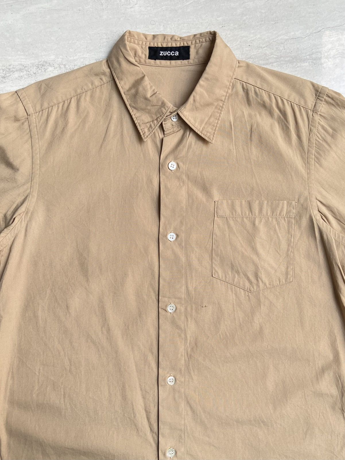 Issey Miyake × Zucca ZUCCA Brown Shirt Size US XS / EU 42 / 0 - 8 Thumbnail
