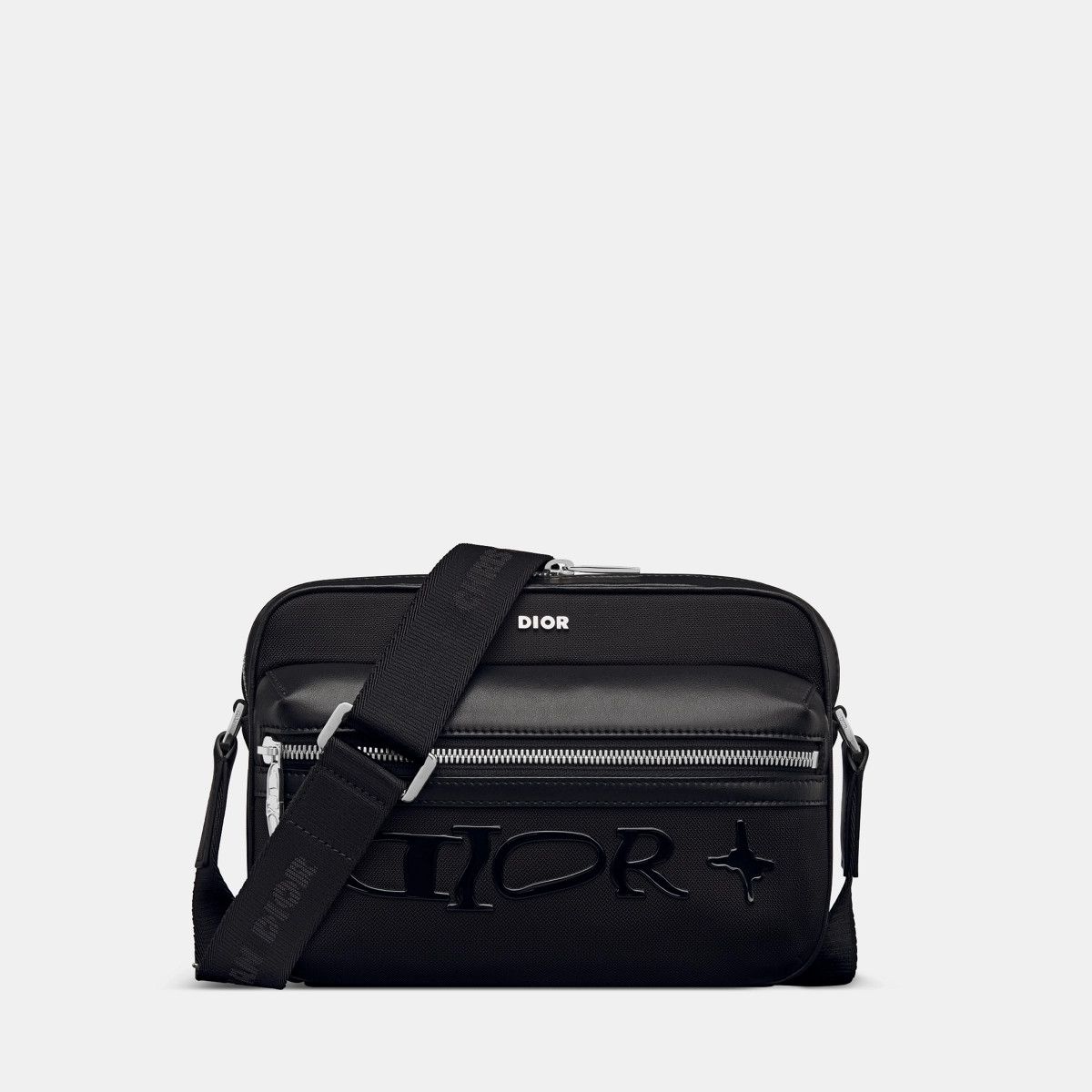Dior o1bcso1str0226 Size:OS/2.0 Zipped Messenger Bag in Black Size ONE SIZE - 1 Thumbnail