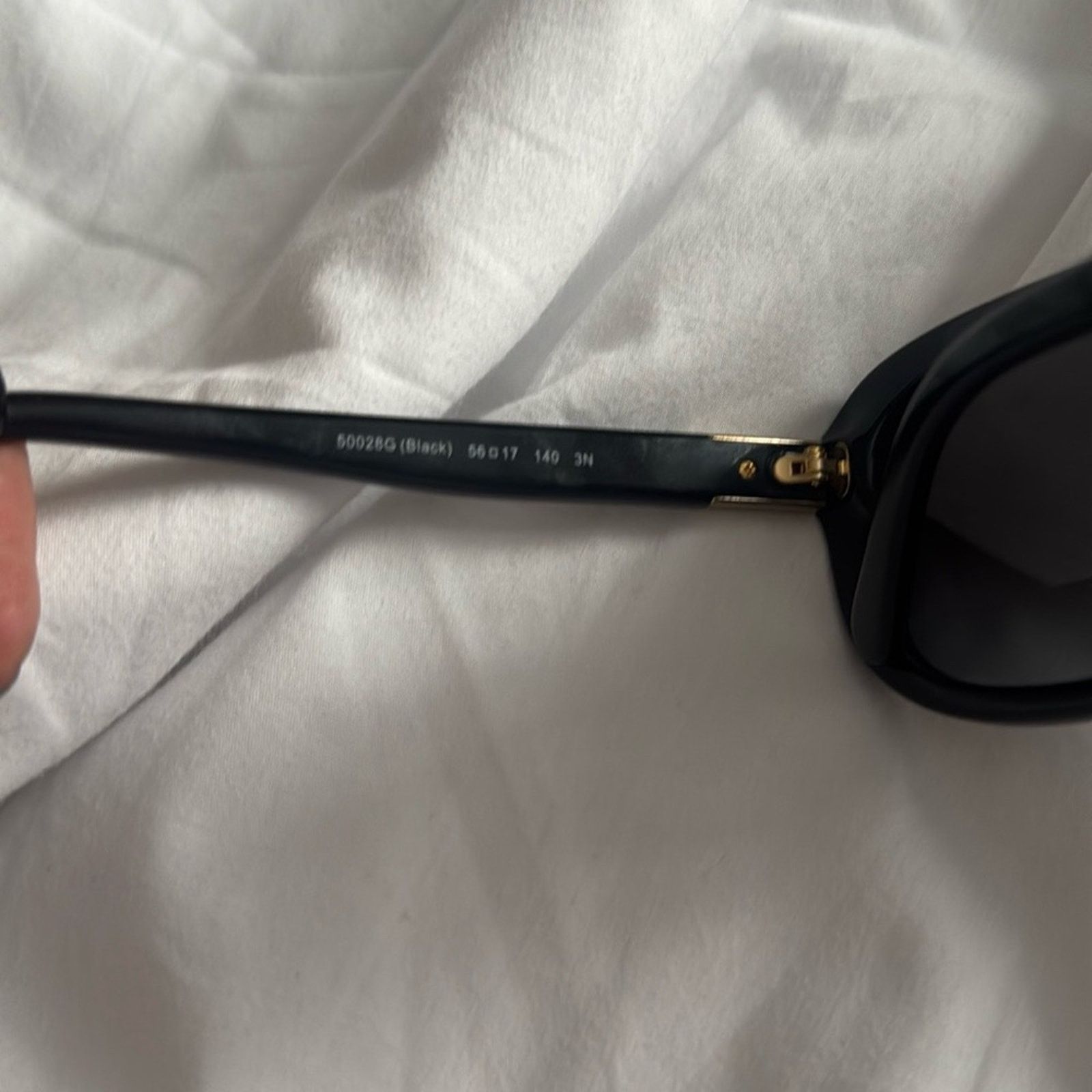Coach Coach Black Oversized Square Sunglasses Size ONE SIZE - 7 Thumbnail