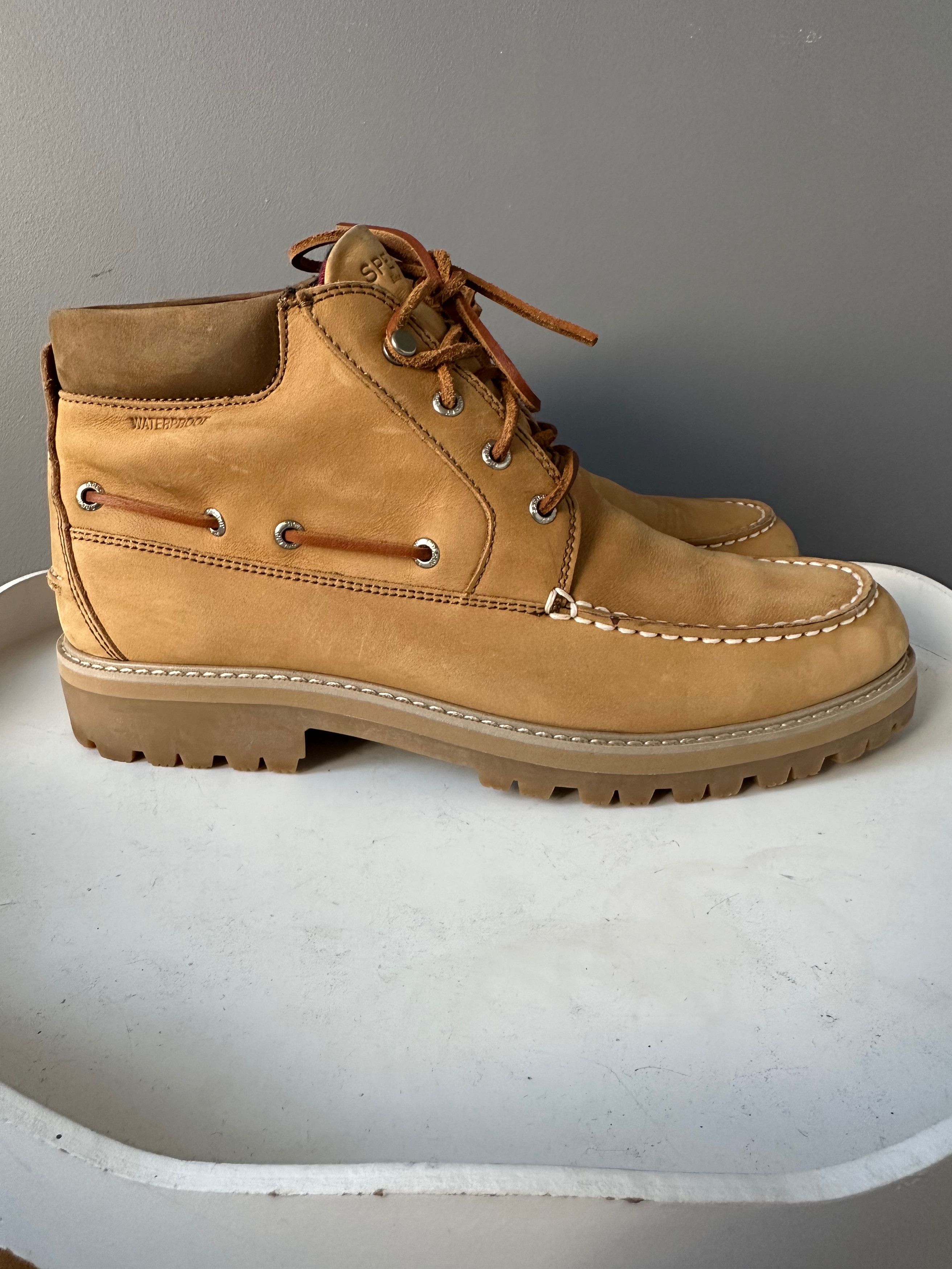 Sperry Sperry Waterproof Shoes Lug Chukka Boot Tan Leather Size US 12 / EU 45 - 8 Thumbnail