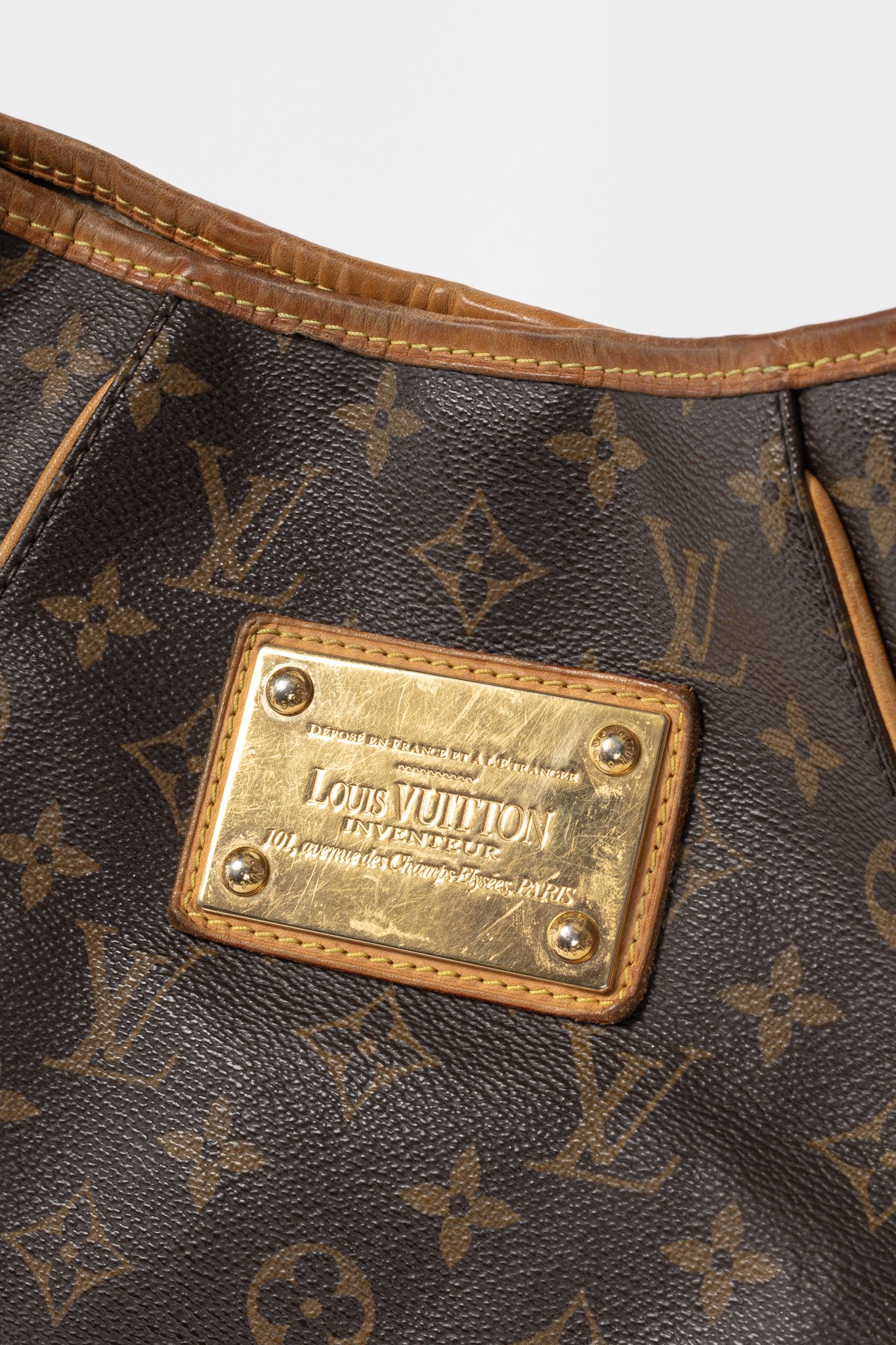 Louis Vuitton Louis Vuitton Galliera PM Monogram Canvas & Leather Hobo Size ONE SIZE - 9 Thumbnail