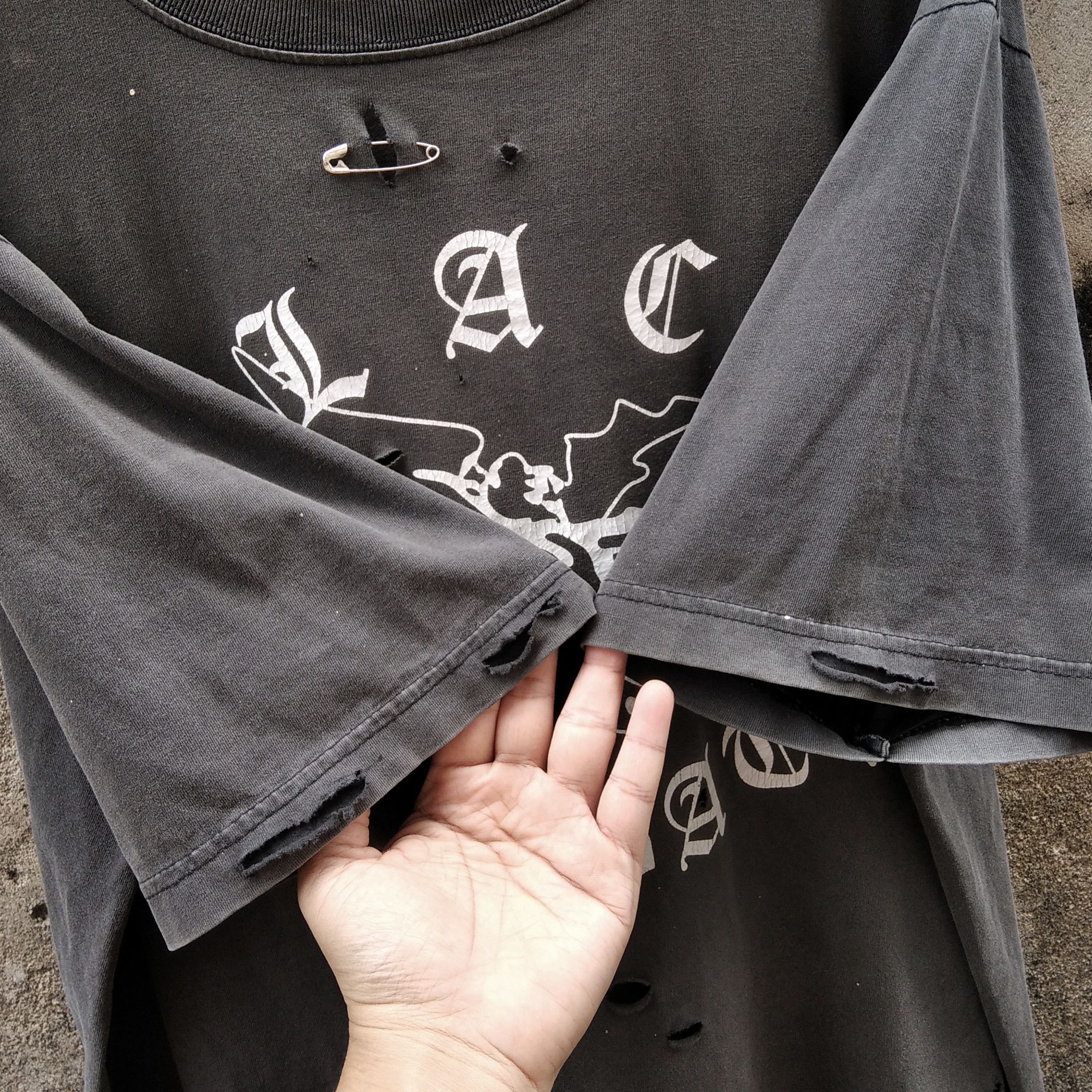 4GSELLER Vintage Early 00's BLACK SABBATH Thrashed T-Shirt Size US XL / EU 56 / 4 - 7 Thumbnail