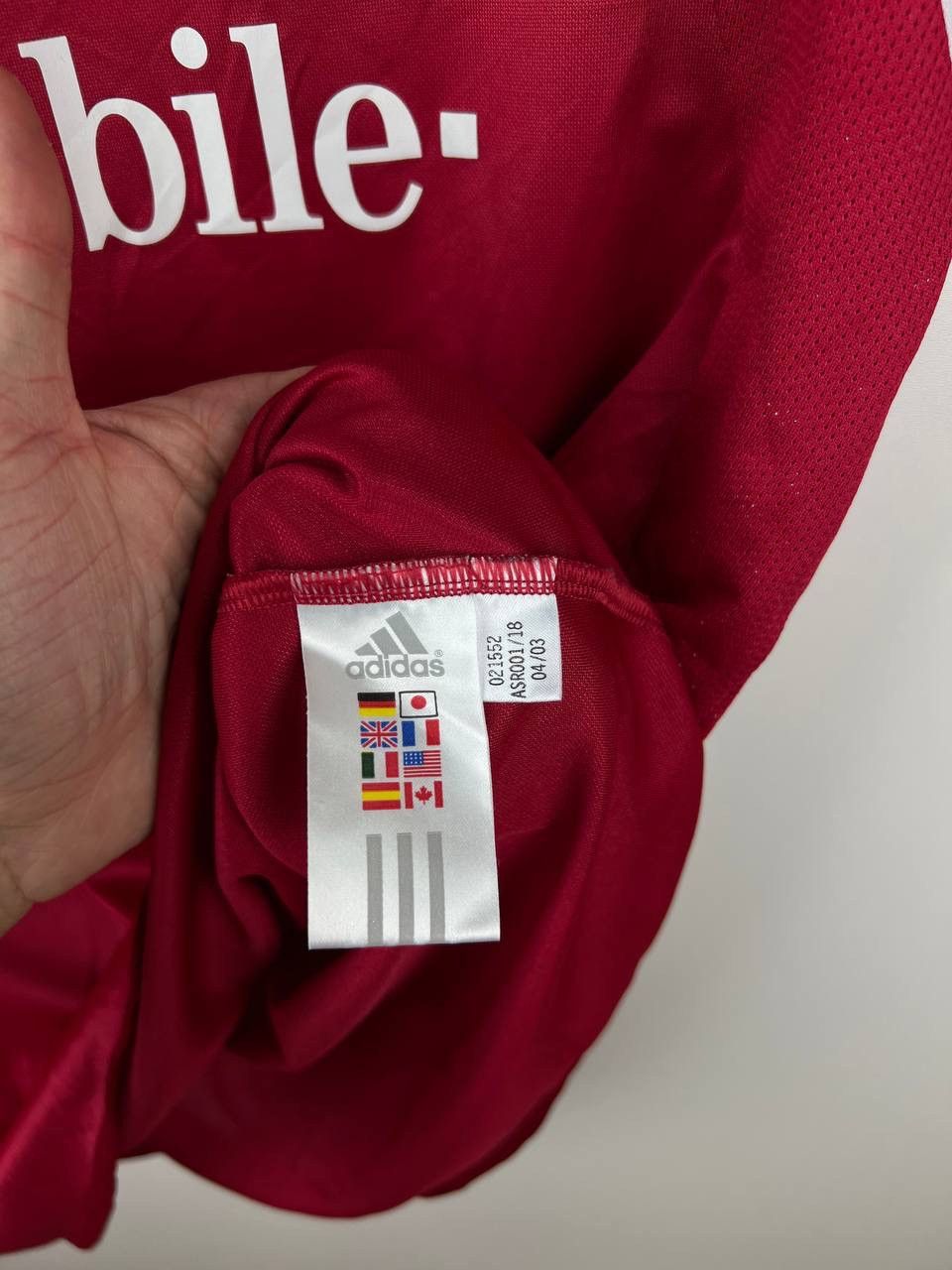 Vintage Bayern Munchen Adidas 2003-04 jersey t-shirts size S Size US S / EU 44-46 / 1 - 3 Thumbnail