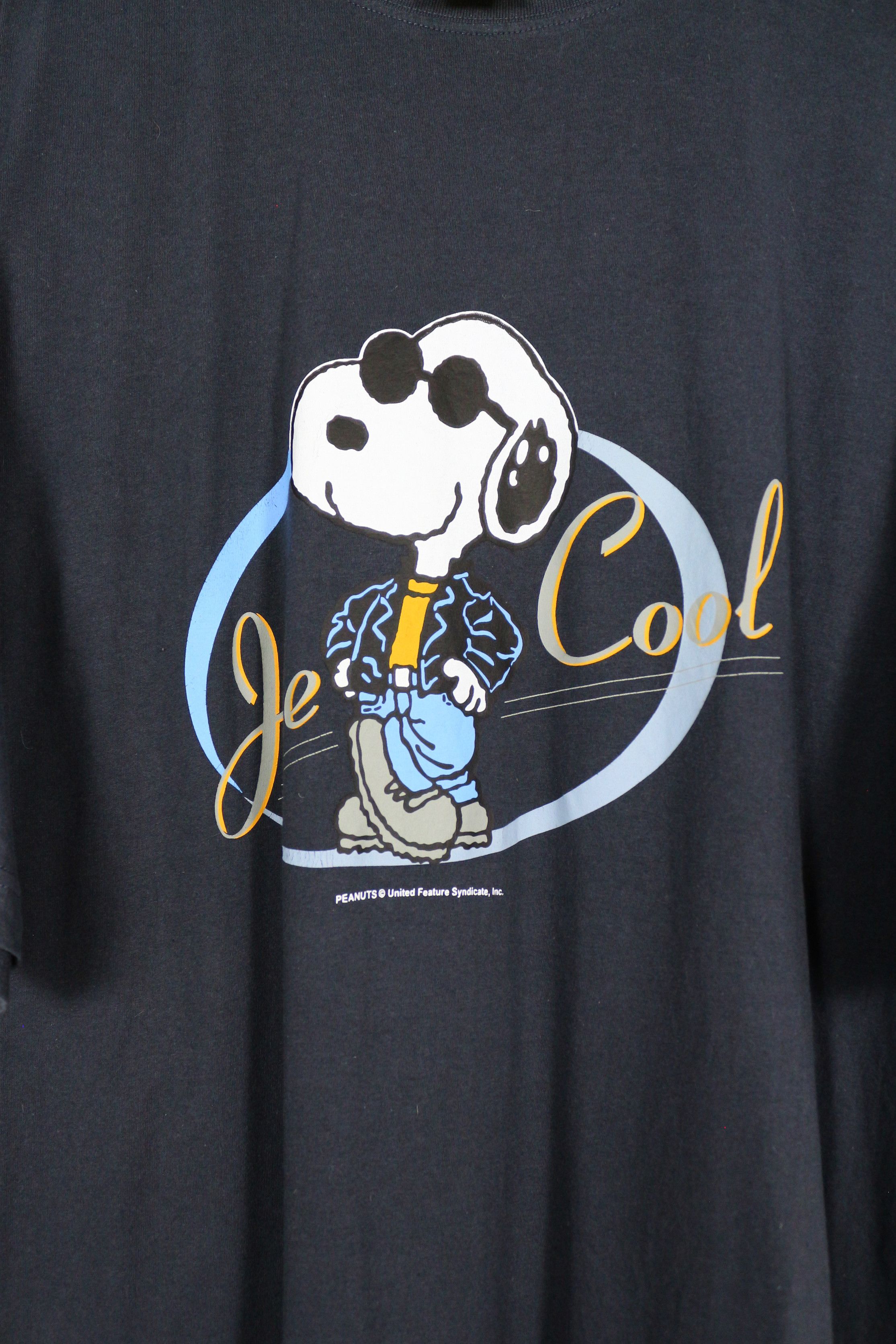 Peanuts × Vintage Vintage 90s Peanuts Joe Cool Boxy Tee Comics Cartoon Size US XL / EU 56 / 4 - 2 Thumbnail