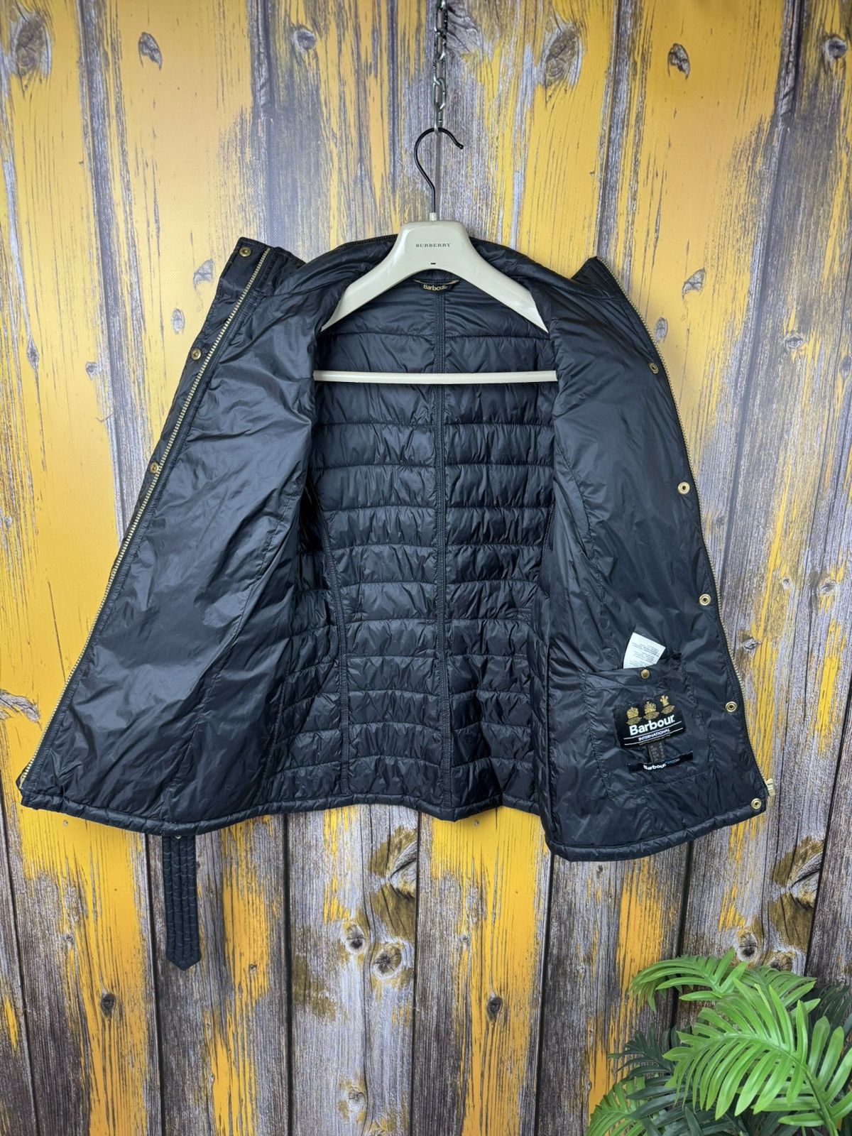 Barbour Barbour International Fibre Down Jacket Bomber England 🏴󠁧󠁢󠁥󠁮󠁧󠁿 Size L / US 10 / IT 46 - 13 Thumbnail