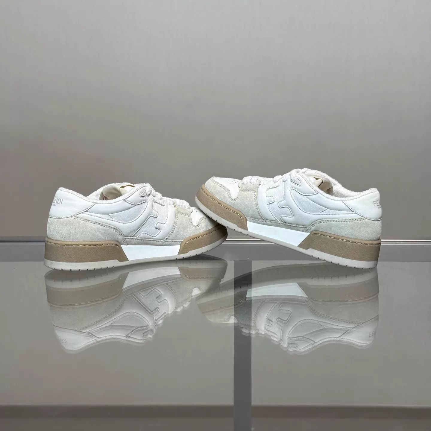 Fendi Fendi Match Sneakers White/Brown 35 98 DM1581 Size US 4.5 / IT 34.5 - 6 Thumbnail