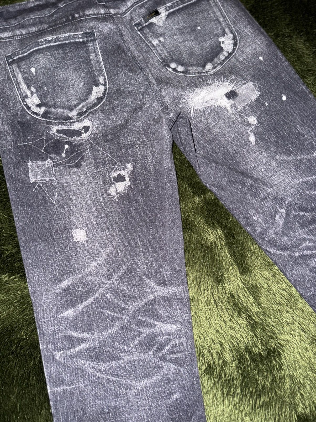 Lee [M] Lee MADE IN JAPAN Repair-Print Cotton Pants gray Size US 30 / EU 46 - 11 Thumbnail
