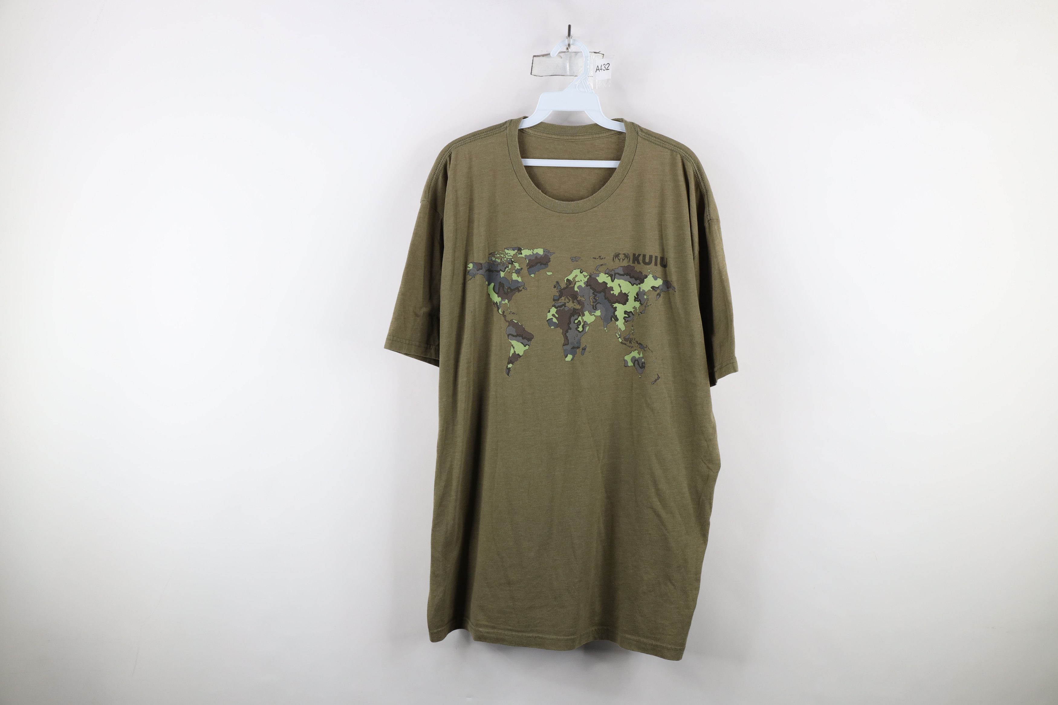 Vintage KUIU Hunting Gear Hunting World Map Short Sleeve T-Shirt Size US XXL / EU 58 / 5 - 1 Thumbnail