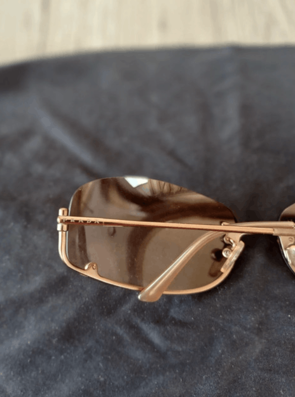 Prada PRADA Sunglasses Star Wafe Flame Symbol Wrap Shield Mask Size ONE SIZE - 4 Thumbnail