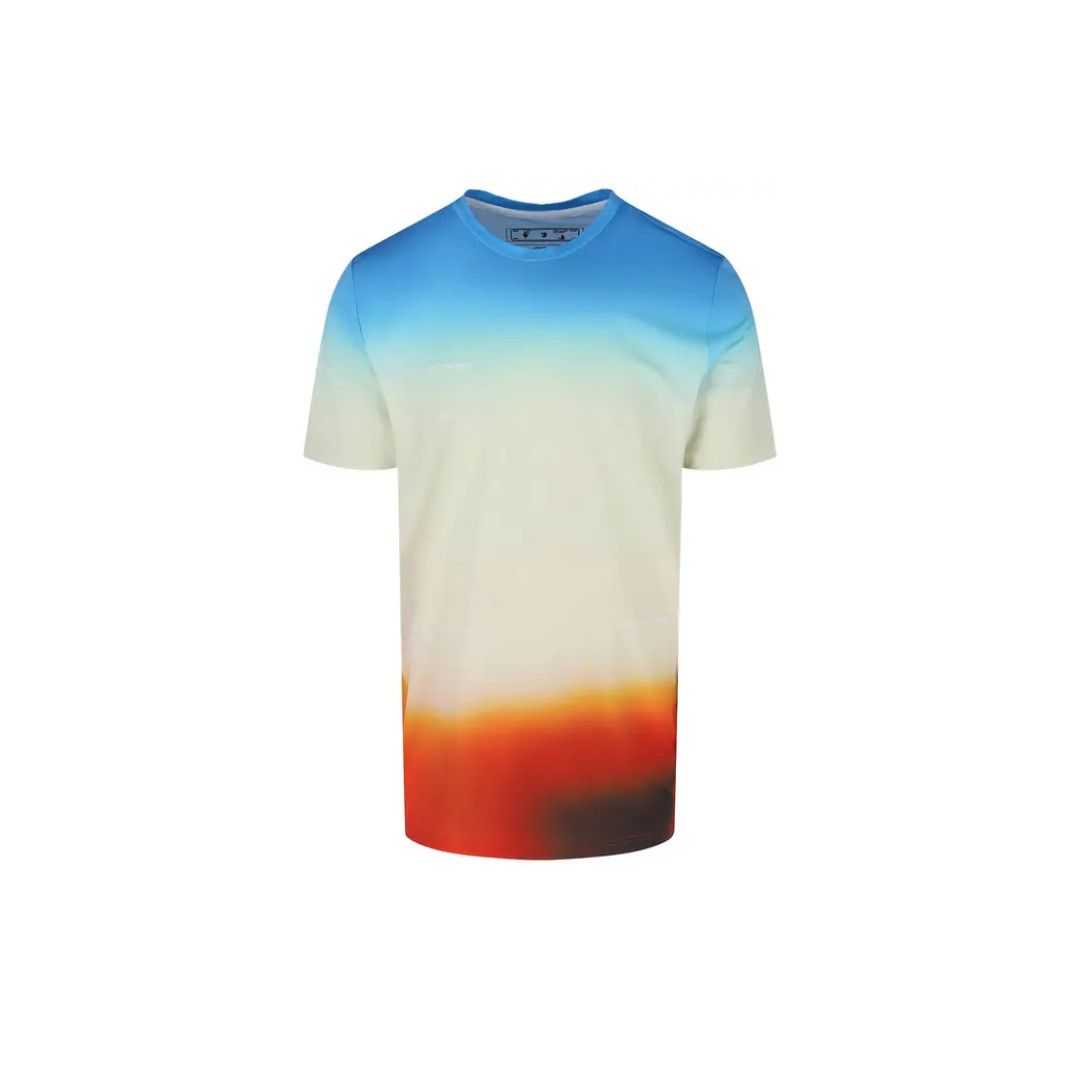Off-White o1gr1nt0425 Athl Off Stamp Printed S/S T-Shirt in Multicolor Size US XXL / EU 58 / 5 - 1 Thumbnail