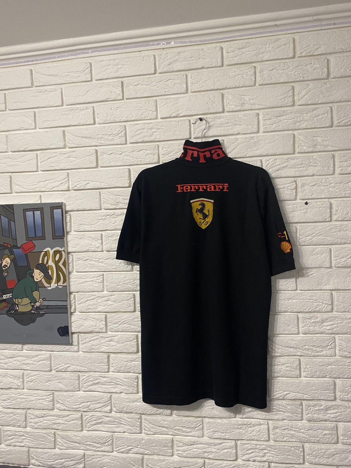 Ferrari × Formula 1 Vintage Ferrari Michael Schumacher Polo Shirt Y2K 90s Size US XL / EU 56 / 4 - 1 Thumbnail