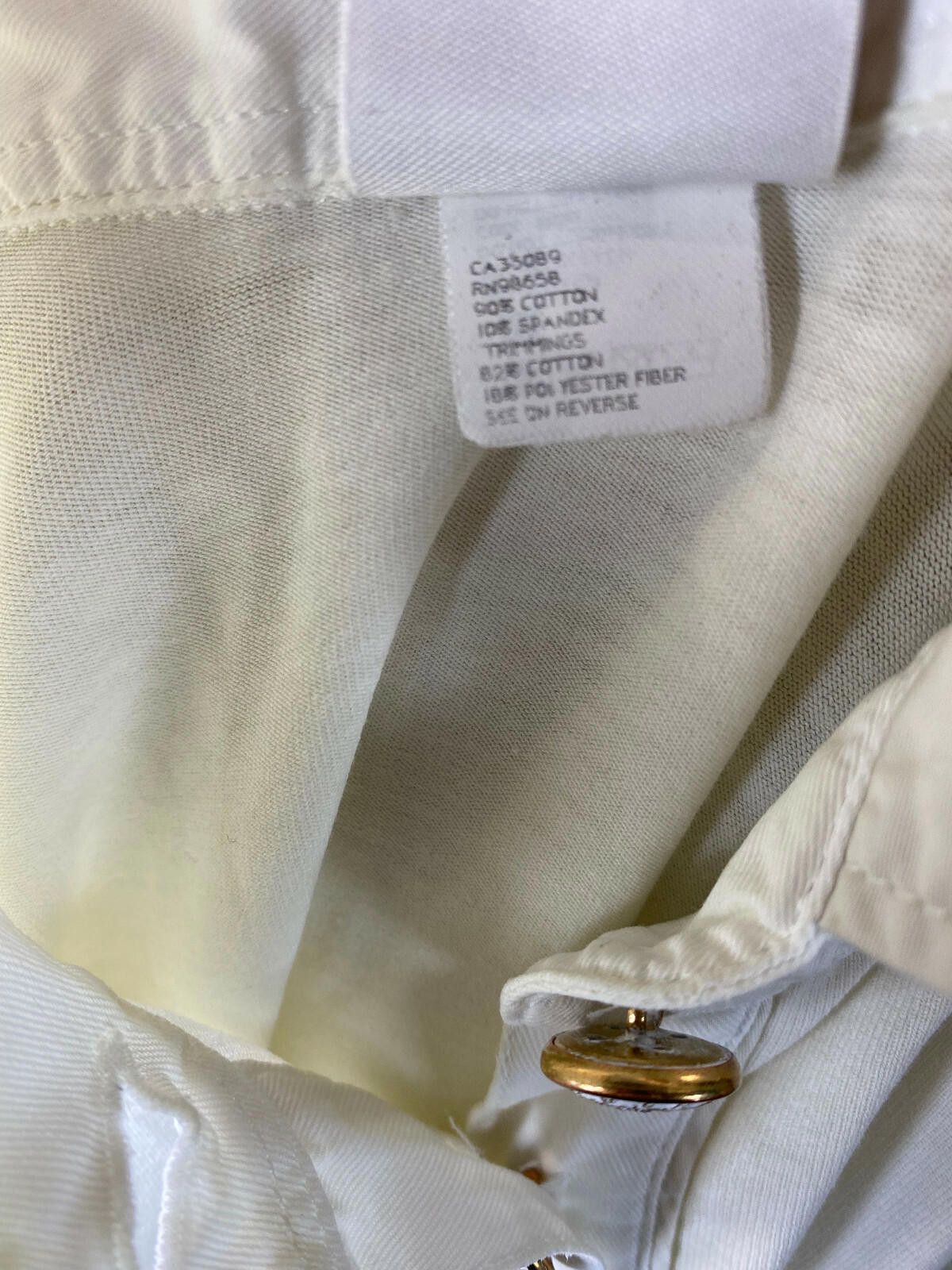 Paul & Shark Paul & Shark White Cotton Blend Blouse Shirt Size XXL Size XXL / US 16-18 / IT 52-54 - 9 Thumbnail