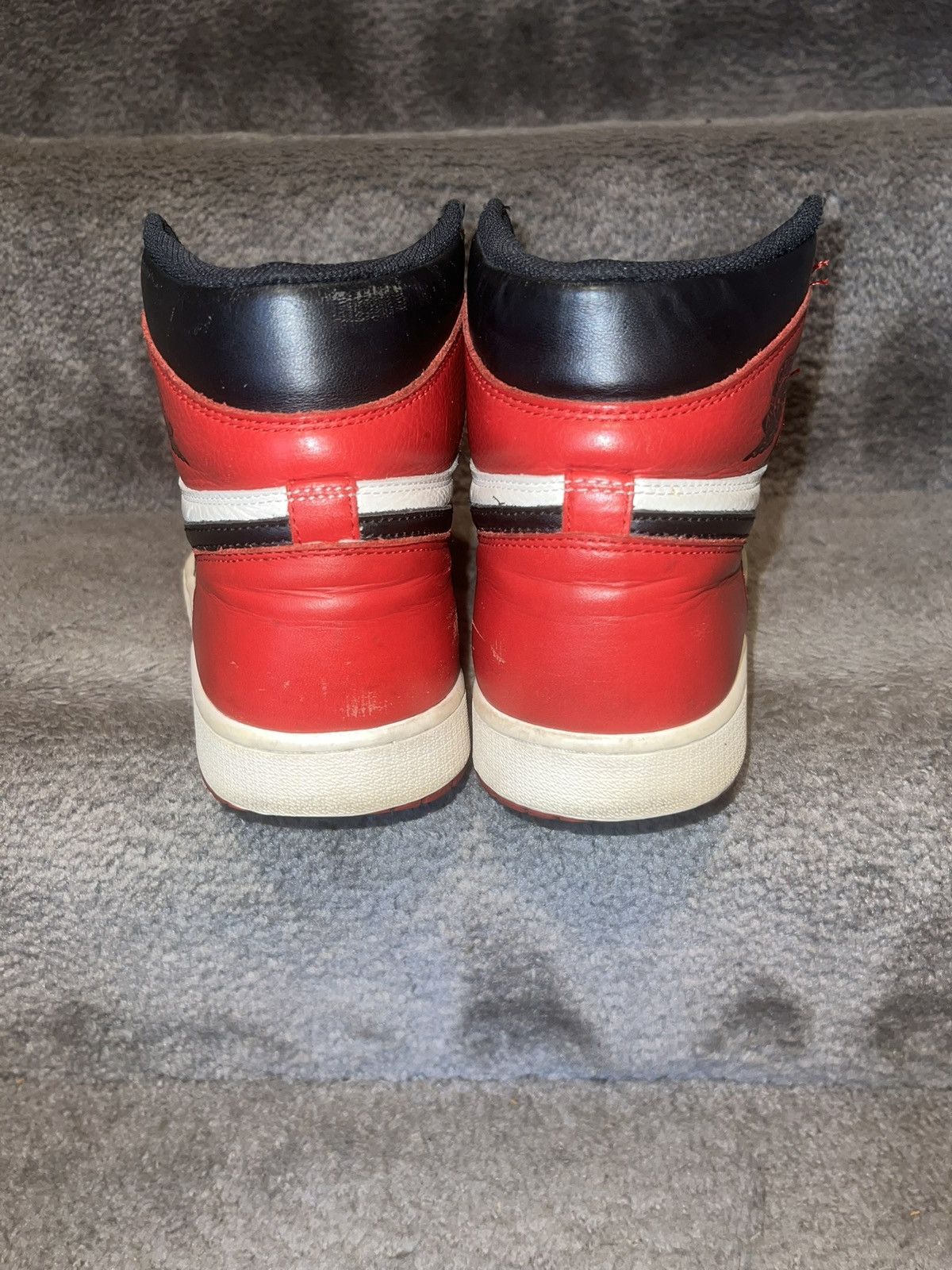 Jordan Brand Jordan 1 Bred Toe 12.5 Size US 12.5 / EU 45-46 - 3 Thumbnail