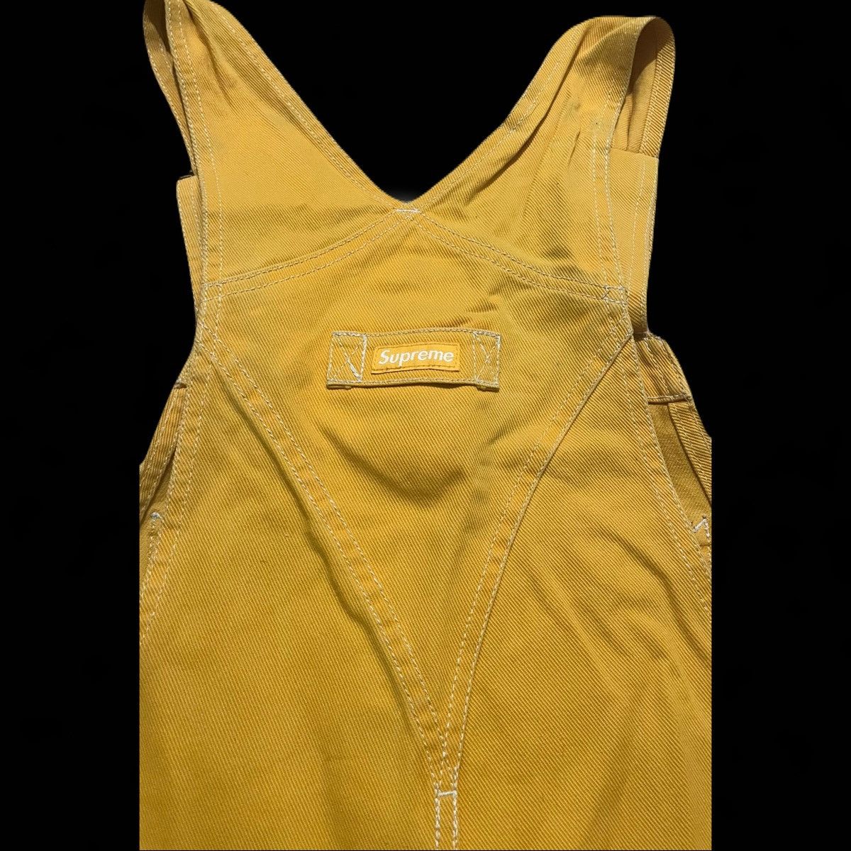 Nike × Supreme Supreme Nike Cotten Twill Overalls Mustard FW18 Size US 30 / EU 46 - 3 Thumbnail
