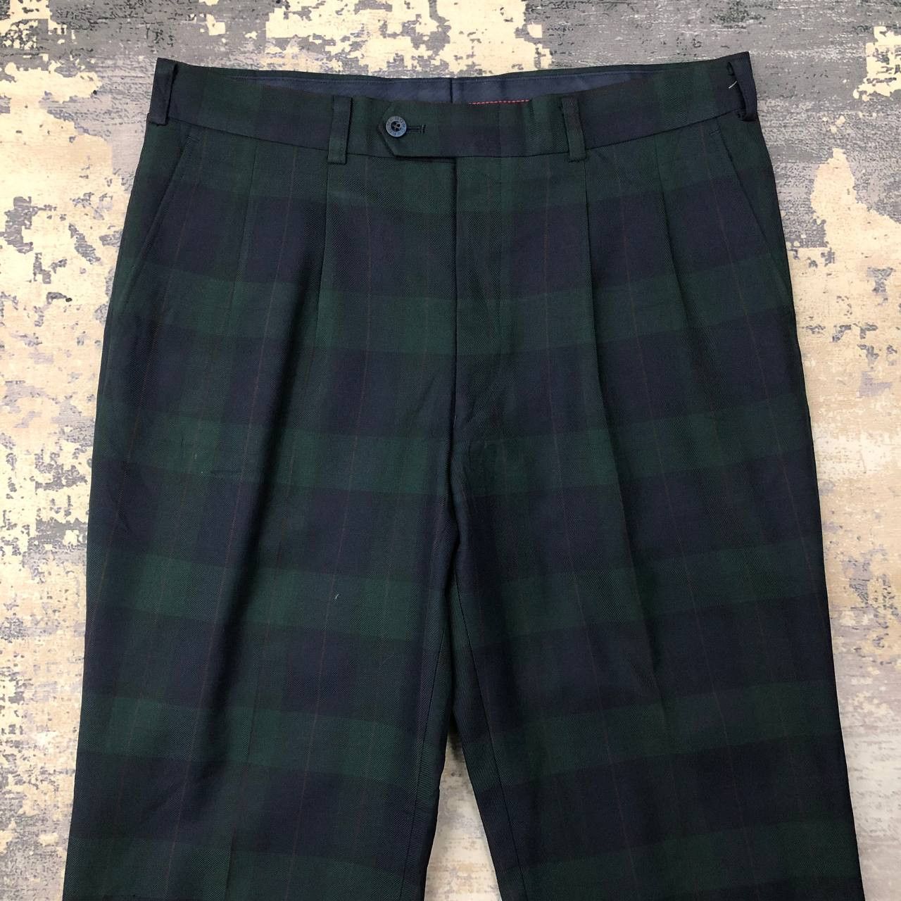 Vintage P591 VTG RICHMOND TARTAN GOLF PANTS Size US 34 / EU 50 - 3 Thumbnail