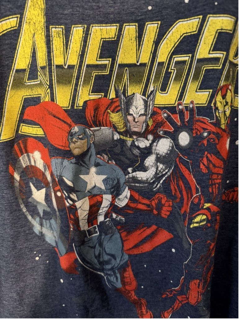 Marvel Comics Marvel Avengers Tee Short Sleeve shirt Men's Size Large Blue Size US L / EU 52-54 / 3 - 4 Thumbnail