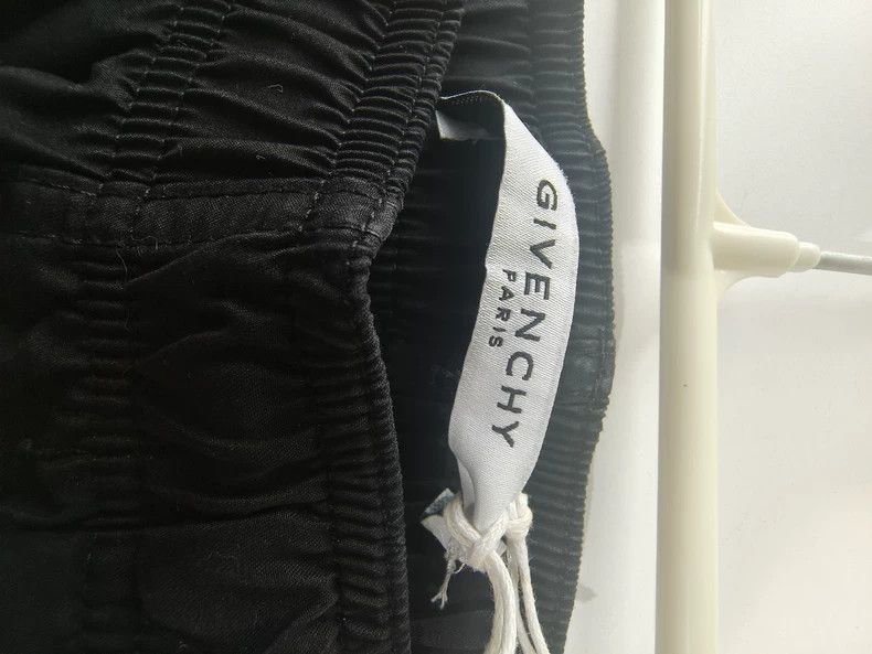 Givenchy Givenchy SiseXS Solid Black Shorts, Hem Letter Print, Size Size US 31 - 3 Thumbnail