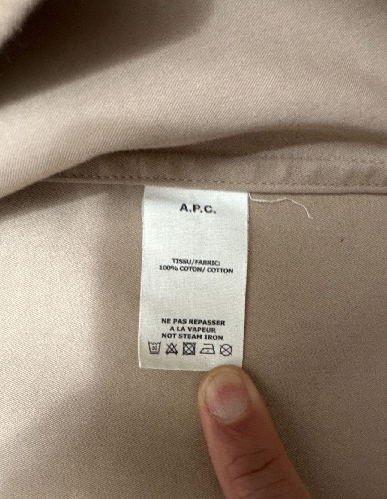 A.P.C. a.p.c mac coat beige Size US L / EU 52-54 / 3 - 7 Thumbnail