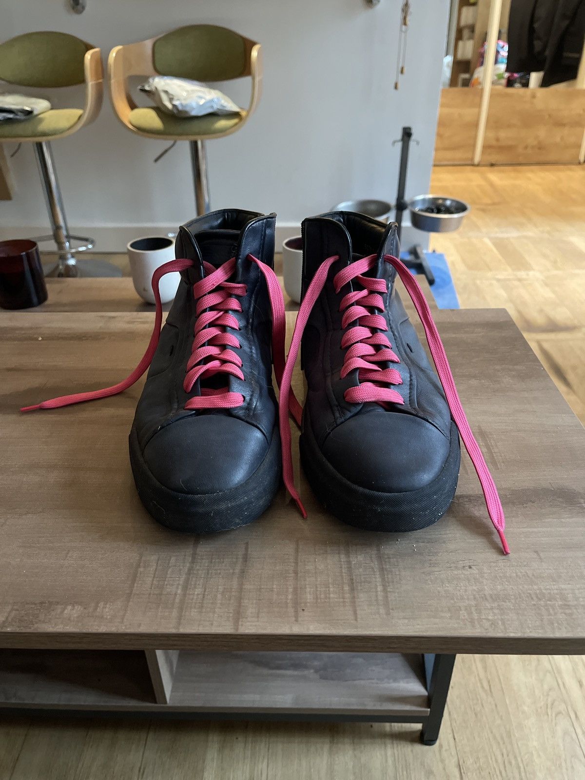 Santoni Santoni sneaker blue black (sole) and pink (laces) Size US 9.5 / EU 42-43 - 10 Thumbnail