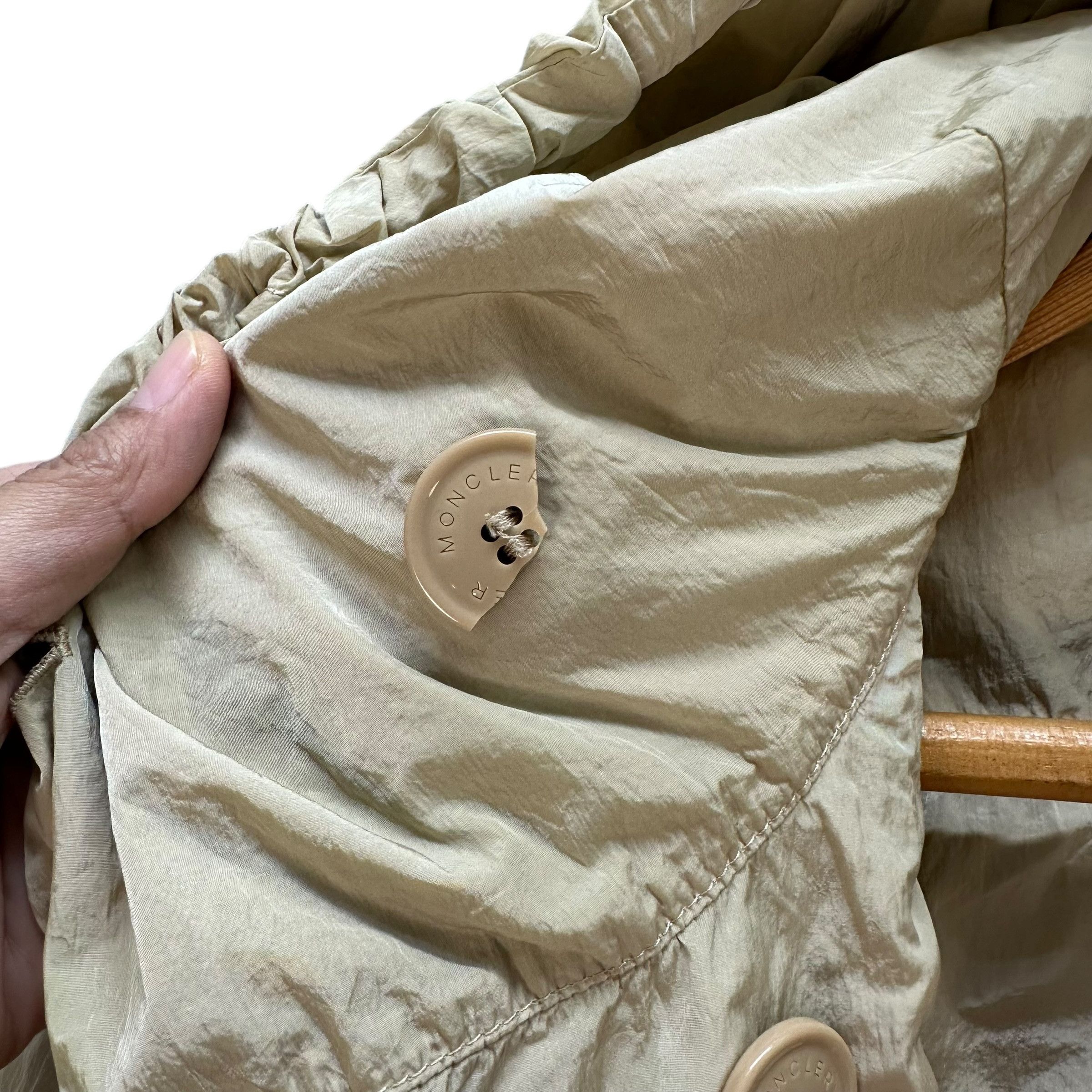 Moncler MONCLER Double Breast Nylon Jacket Hooded Parka #A71-1720 Size S / US 4 / IT 40 - 9 Thumbnail