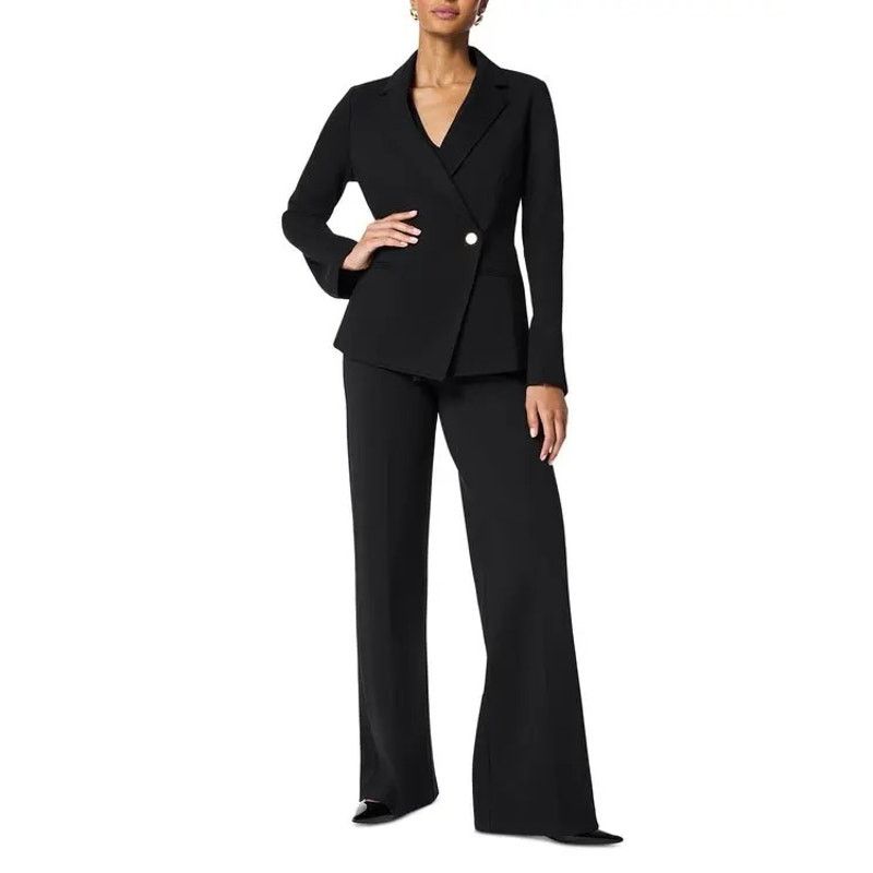 NWT Spanx Perfect Asymmetrical Tailored Classic Black Blazer