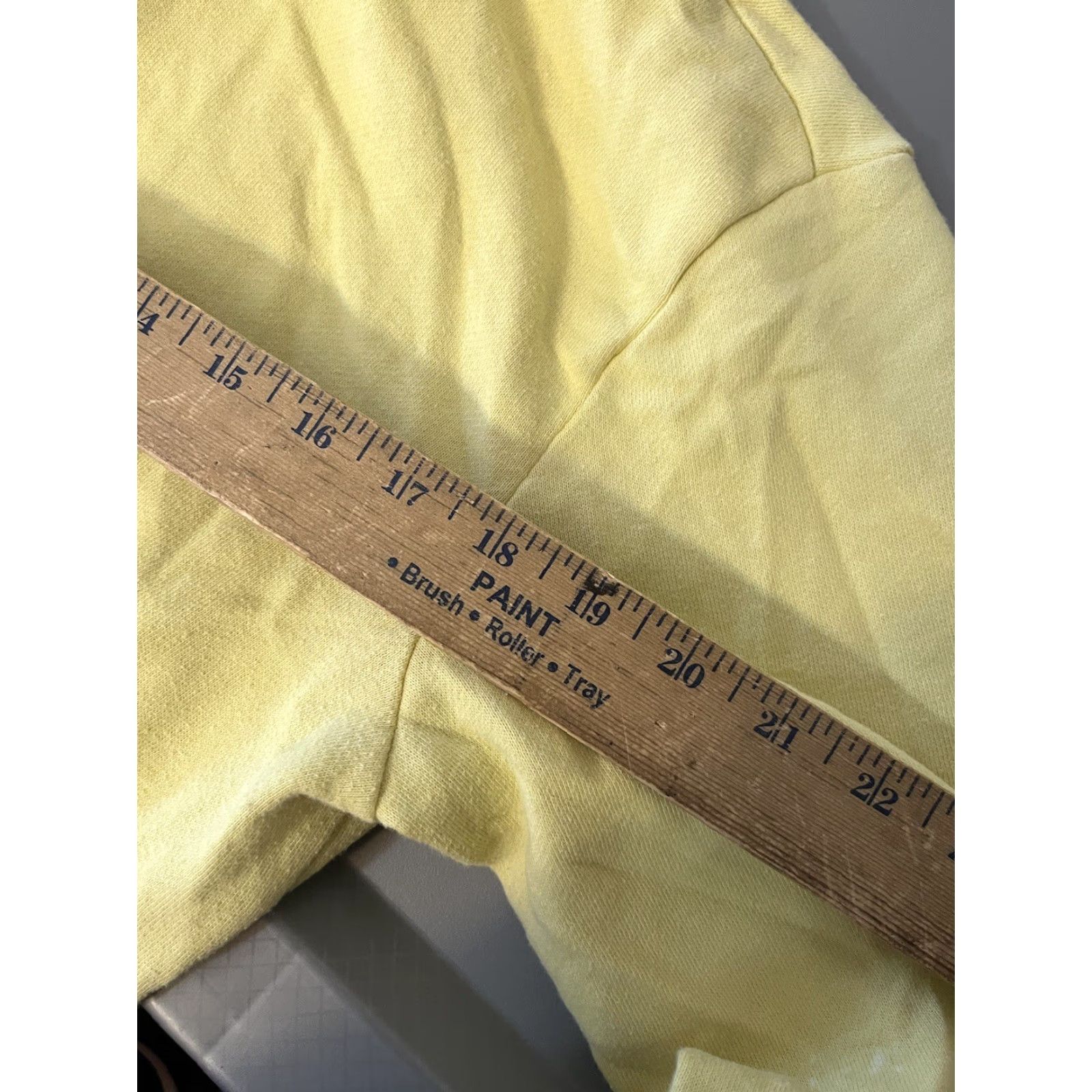 Gap VINTAGE Gap Womens Hoodie Sweatshirt Pullover Long Sleeve Solid Yellow Small Activewear Pockets Size S / US 4 / IT 40 - 5 Thumbnail
