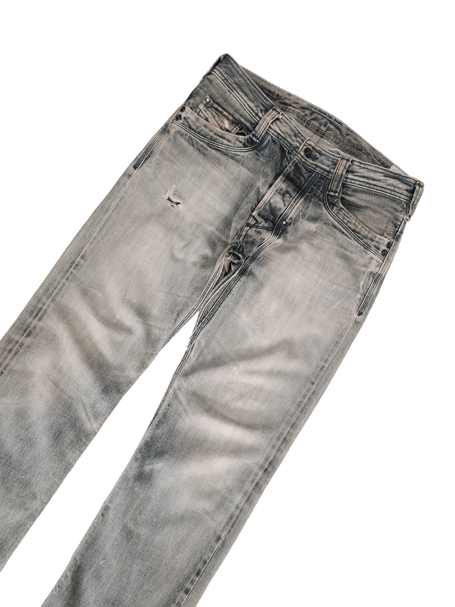 Diesel Vintage Y2k Diesel Timmen Distress Faded Denim Jeans Size US 31 - 6 Thumbnail
