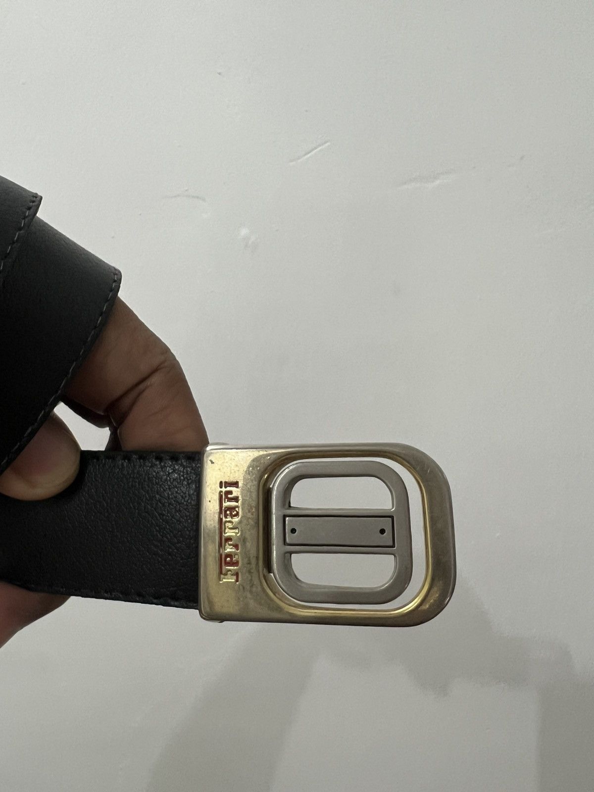 Ferrari Vintage Ferrari Leather Belt Size ONE SIZE - 5 Thumbnail