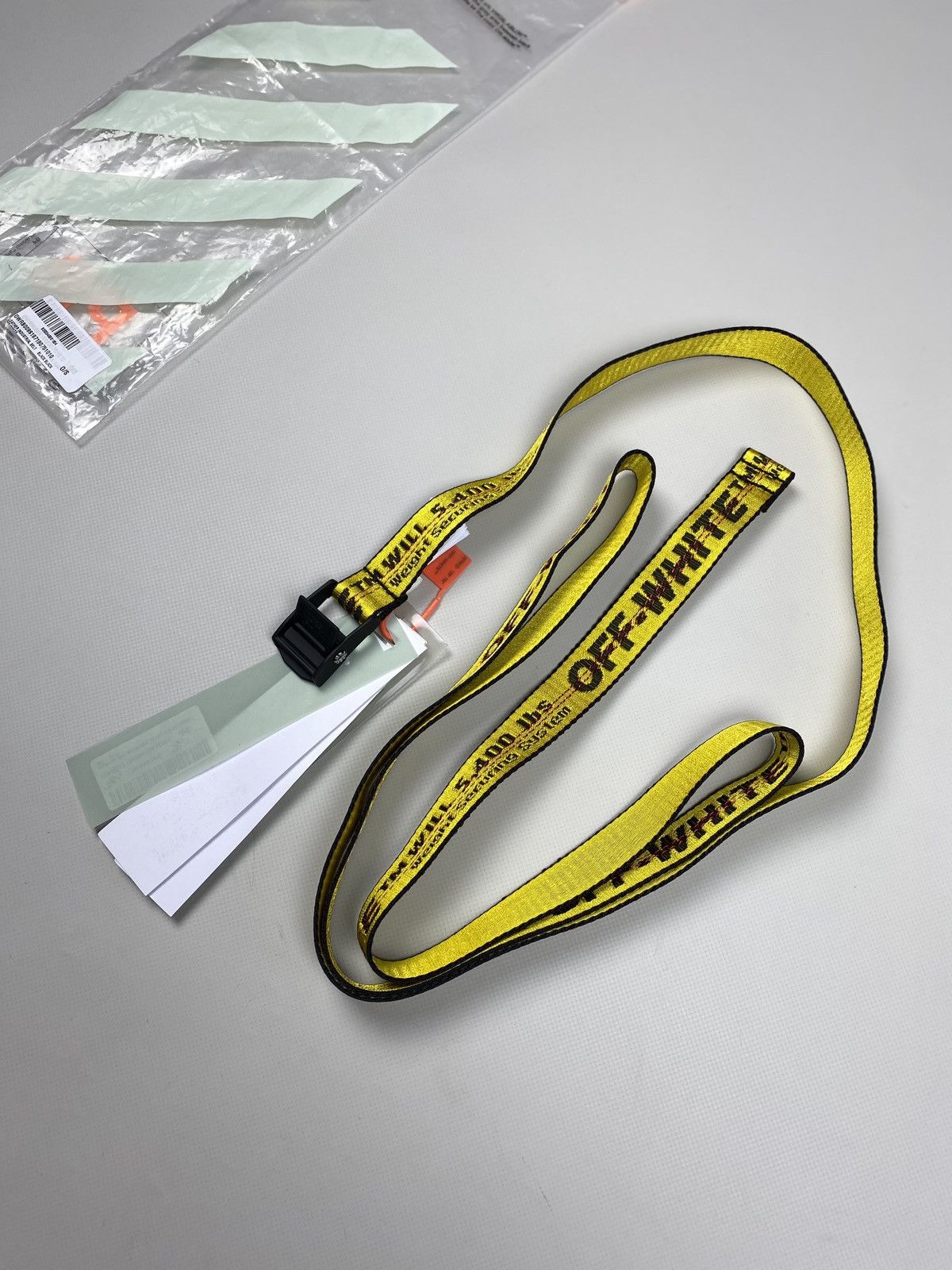Off-White BNWT! Off-white Carry OV Mini Industrial belt one Size Size ONE SIZE - 1 Thumbnail