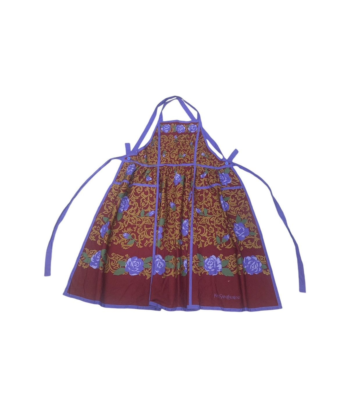 Designer × Yves Saint Laurent Luxury designer Yves Saint laurent flora Apron for kitchen Size ONE SIZE - 1 Thumbnail