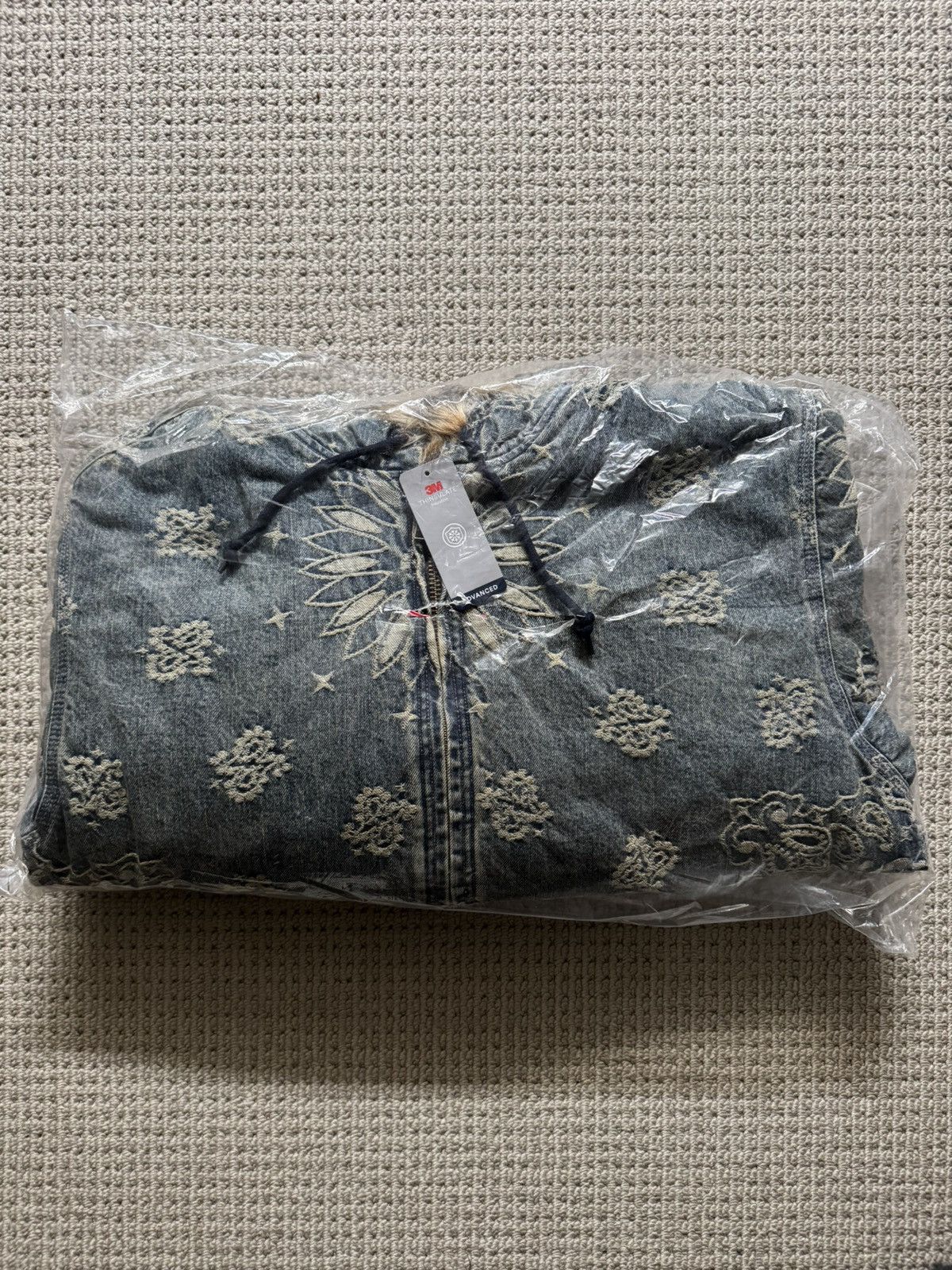 Supreme Bandana Jacquard Denim Hooded Work Jacket Size US L / EU 52-54 / 3 - 1 Thumbnail