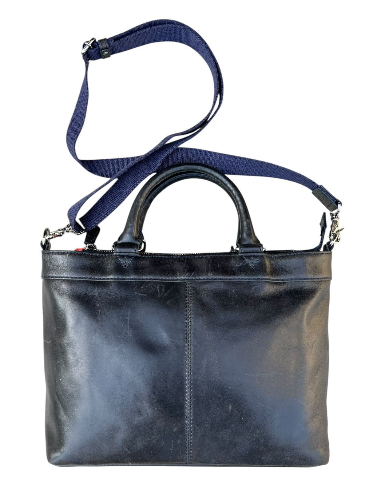 Leather DOCHE Japan Scratch Patina Leather 2 Way Bag Size ONE SIZE - 9 Thumbnail