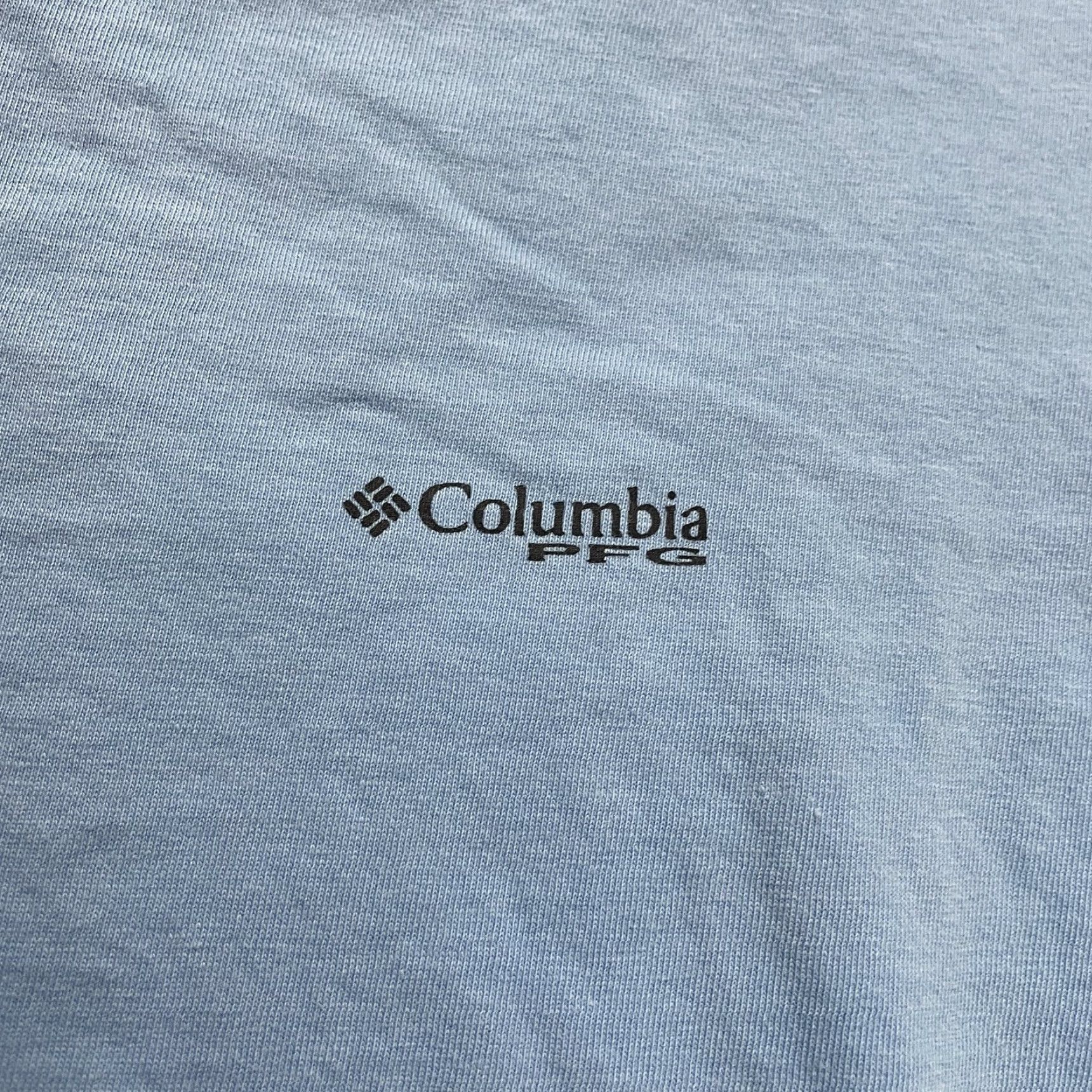 Vintage Columbia PFG Women's XL Blue Cropped T-Shirt Graphic Fishing Casual Activewear Size XL / US 12-14 / IT 48-50 - 6 Thumbnail