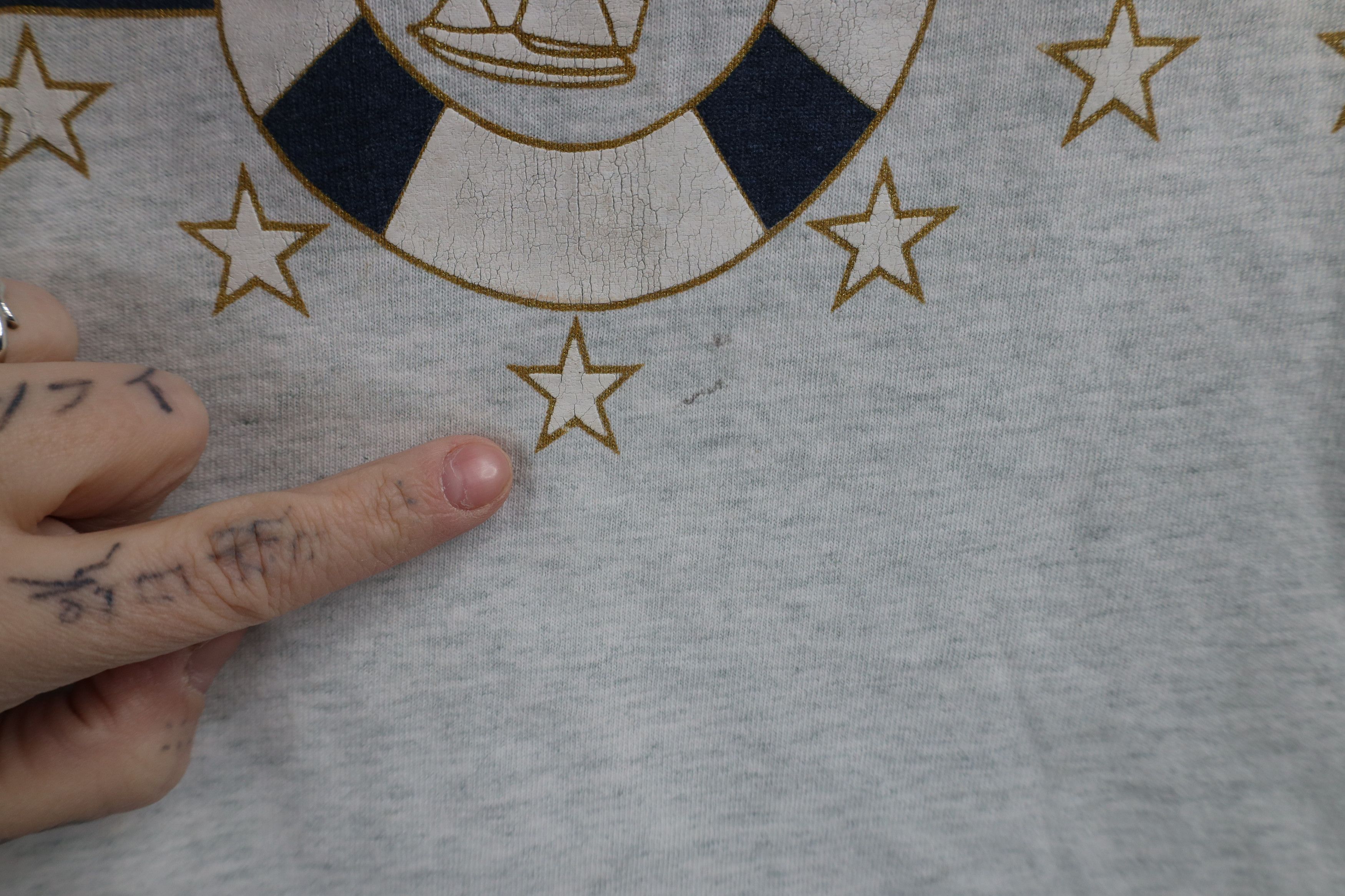 Vintage Vintage 90s Streetwear Ohio Sailing Flags T-Shirt Gray USA Size US XL / EU 56 / 4 - 5 Thumbnail