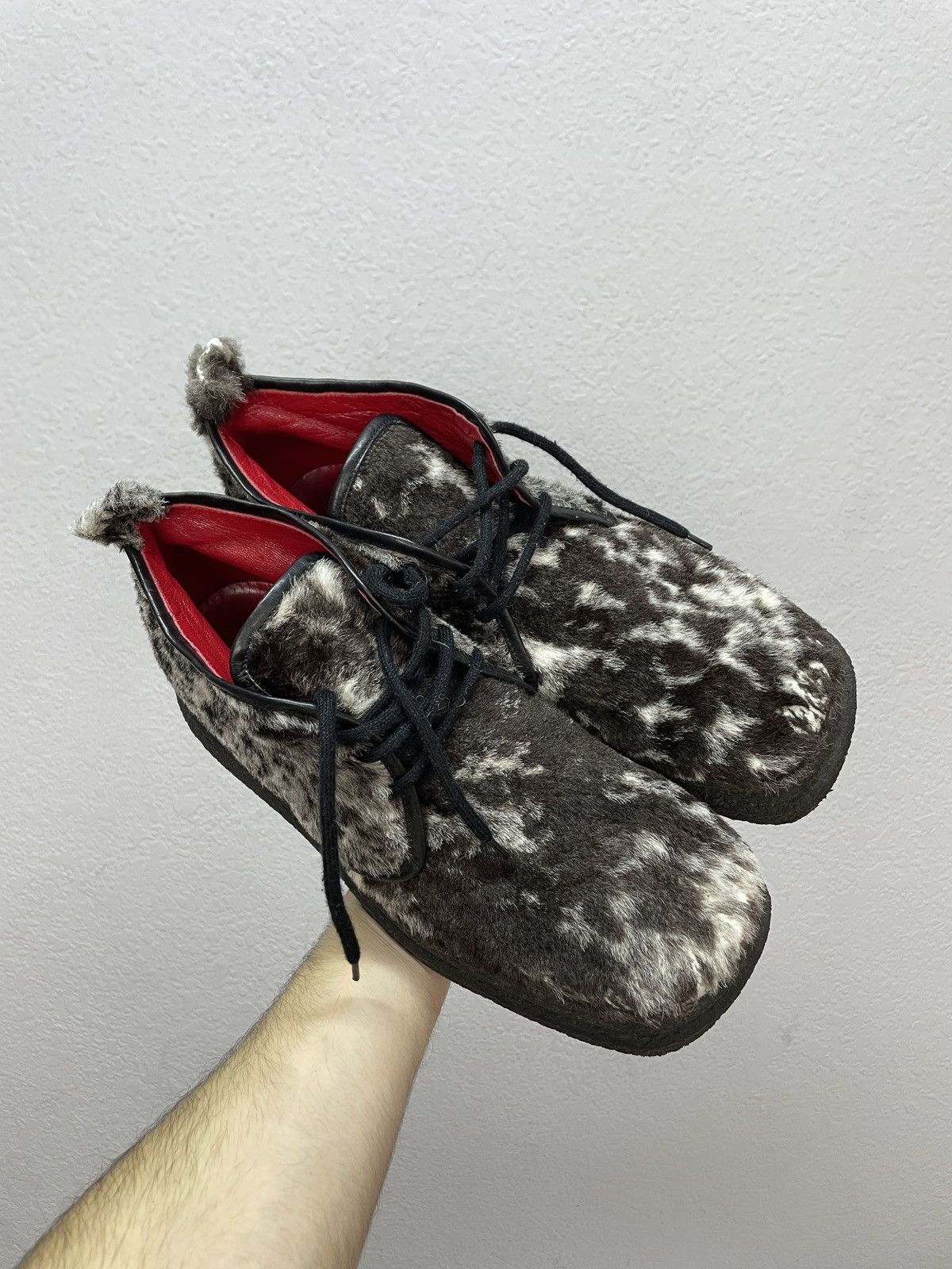 Just Cavalli Just Cavalli Vintage Pony Hair Shoes Rare Statement Pair Size US 10 / EU 43 - 1 Thumbnail