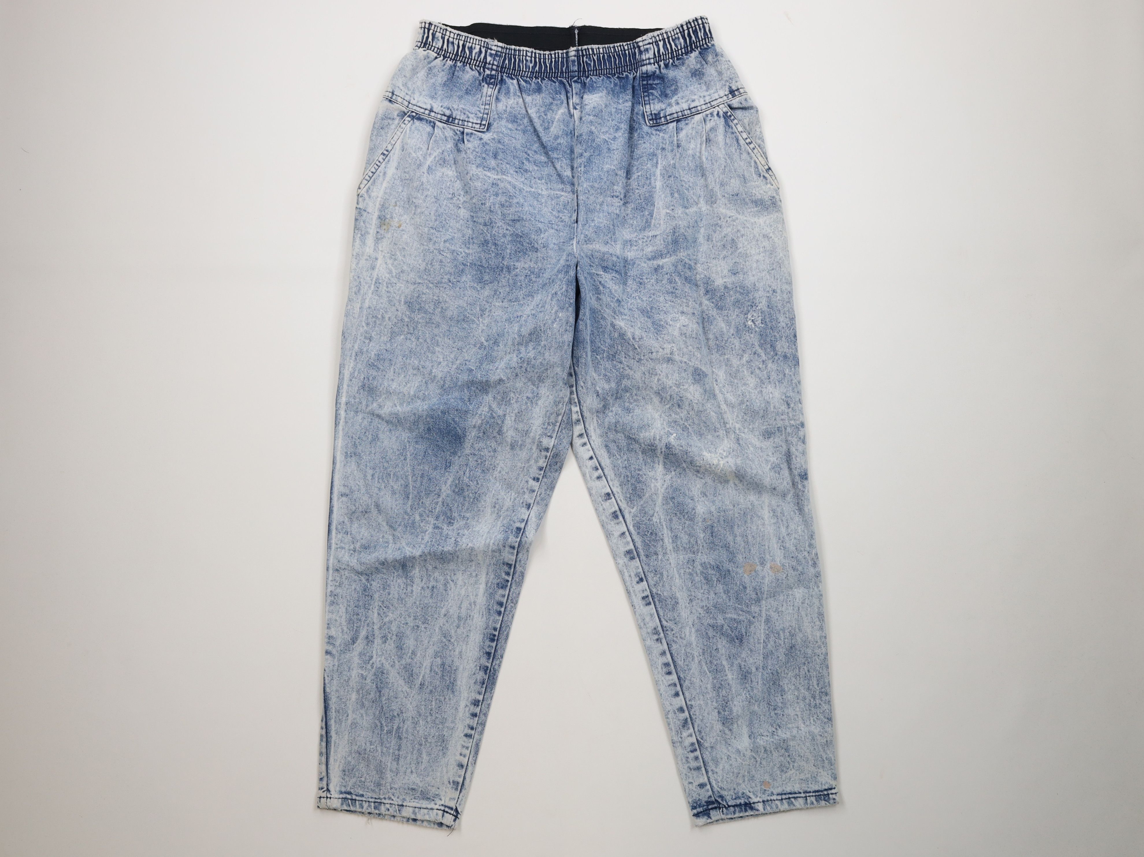 Vintage Vintage 90s Streetwear Relaxed Acid Wash Jeans USA Size 38" / US 16 / IT 52 - 1 Thumbnail