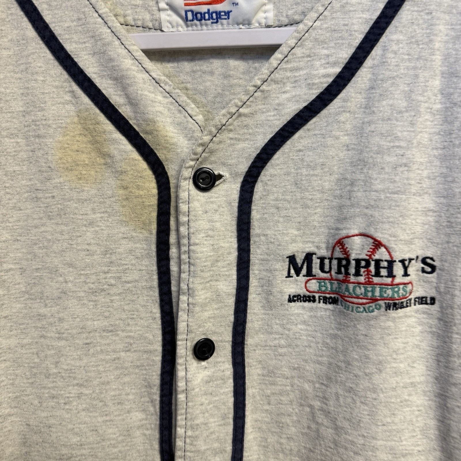 Vintage Vintage Murphys Bleachers Wrigley Field Baseball Jersey Size US L / EU 52-54 / 3 - 3 Thumbnail