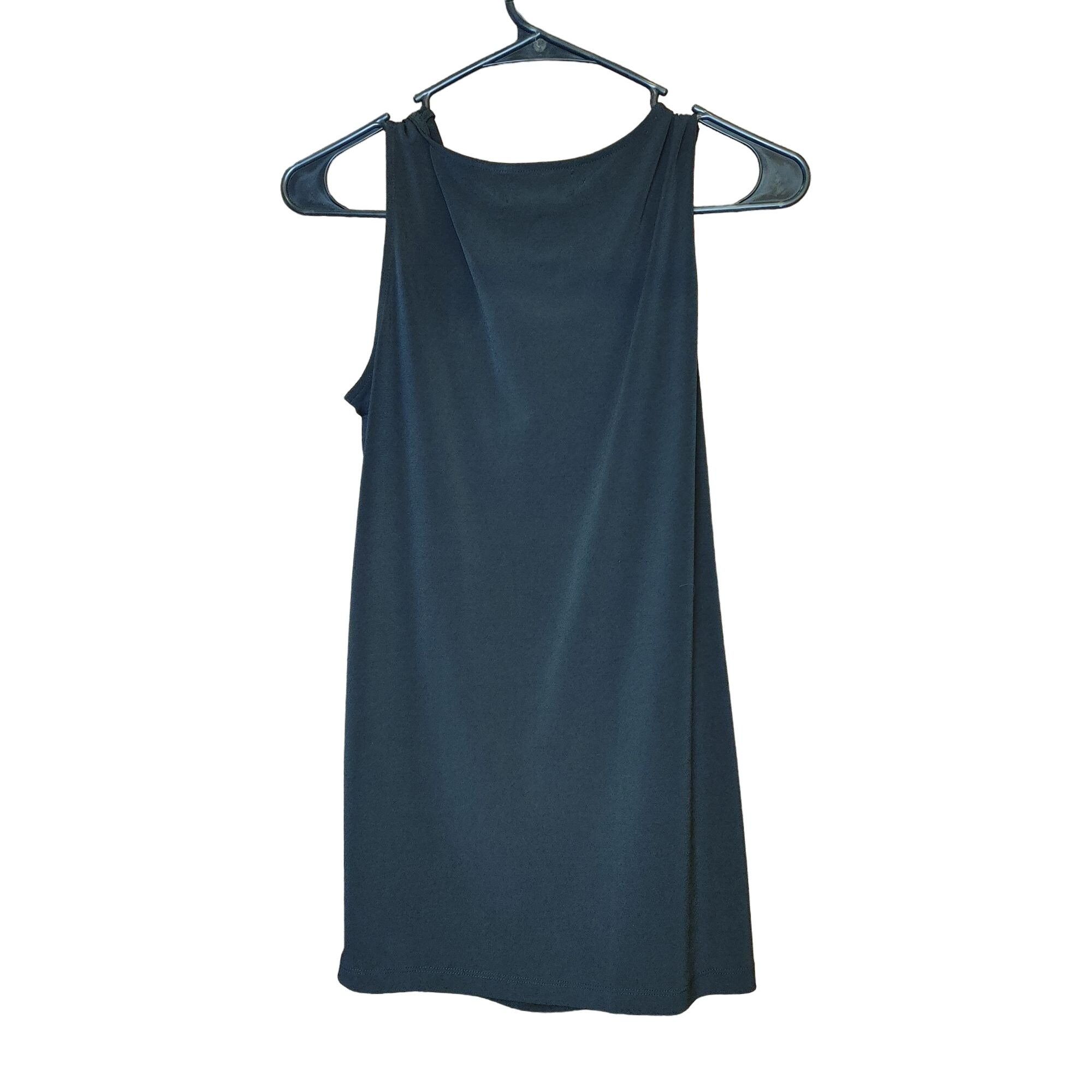 Other Liz Claiborne Career Black Sleeveless Top Size ST Size S / US 4 / IT 40 - 2 Thumbnail