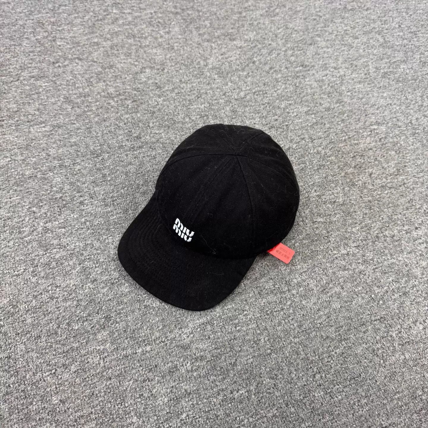 Miu Miu MIU MIU Logo Embroidered Corduroy Baseball Cap 99 New Size ONE SIZE - 1 Thumbnail