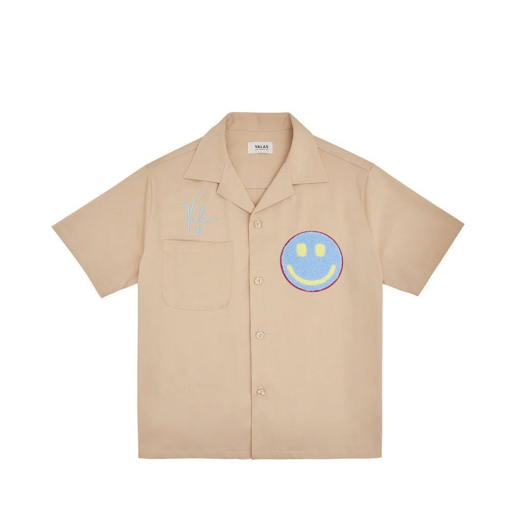 Other Valas Bowler Shirt Smiley Face Good Things Embroidered Size US XL / EU 56 / 4 - 1 Thumbnail