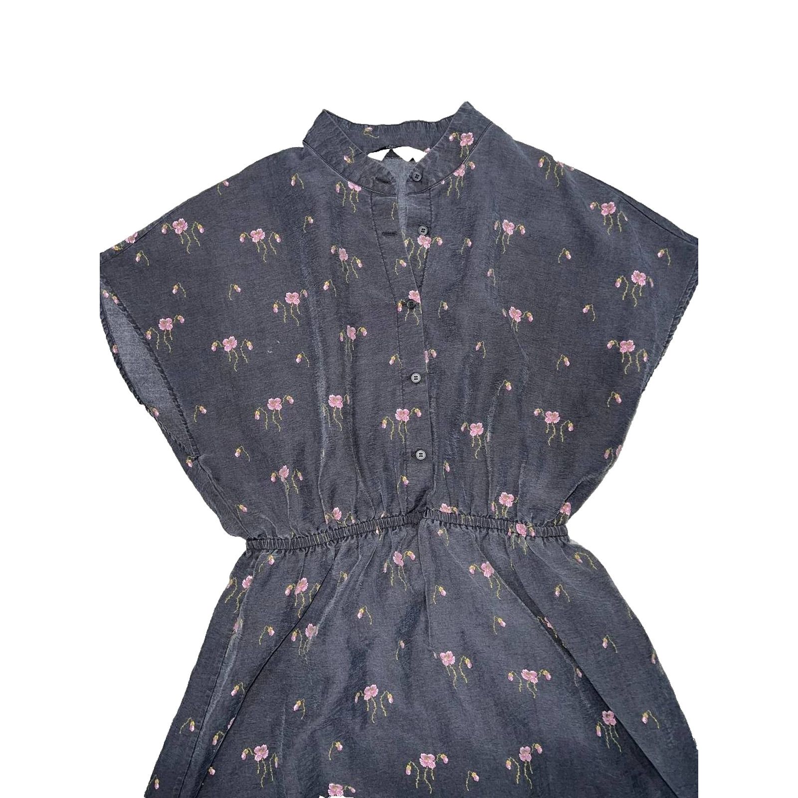 & Other Stories & other stories Relaxed Y2K Mini Dress Black Small A003163 Size S / US 4 / IT 40 - 4 Thumbnail