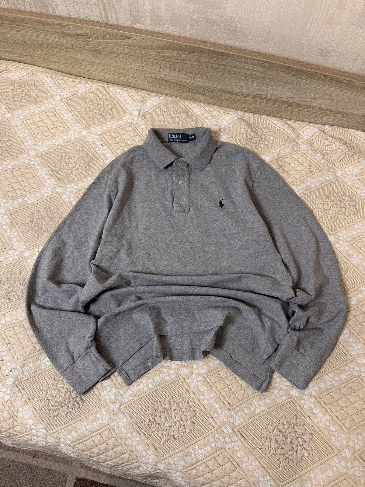 Polo Ralph Lauren 🔥 Polo Ralph Lauren Long Sleeve Polo Shirt Logo Chief Keef Size US M / EU 48-50 / 2 - 1 Thumbnail