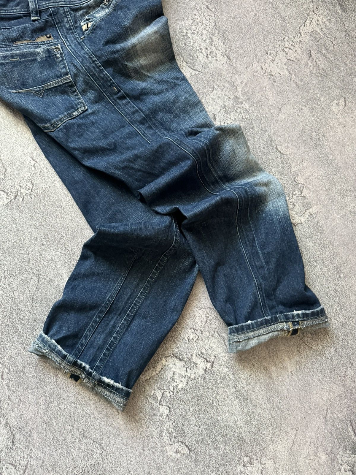 Diesel × Diesel Black Gold Diesel 34/34 denim pant trouser Jean chino distressed Size US 34 / EU 50 - 17 Thumbnail